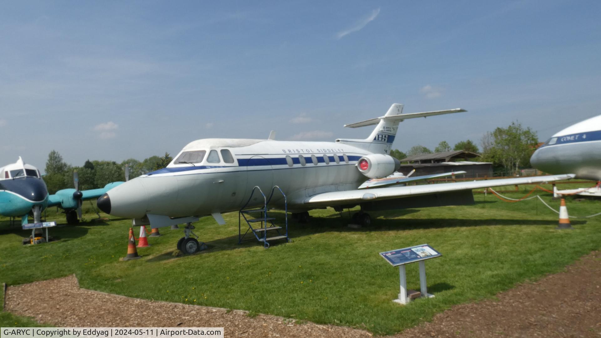 G-ARYC, 1963 De Havilland DH-125 Series 1/521 C/N 25003, de Havilland Aircraft Museum