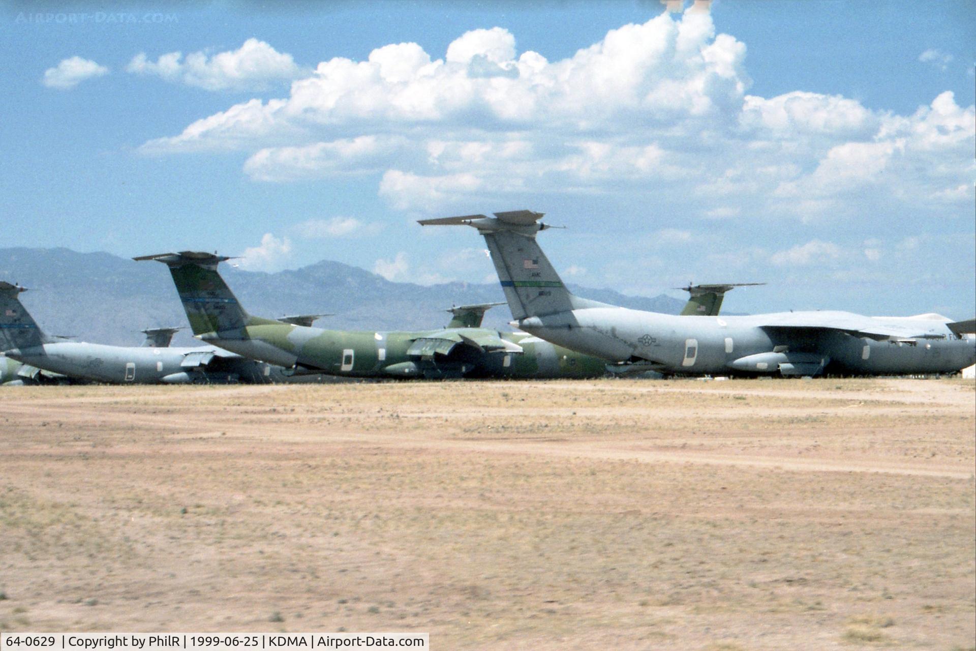 64-0629 , , 64-0629 1965 Lockheed C-141B Starlifter USAF Davis Monthan 25.06.99 (2)