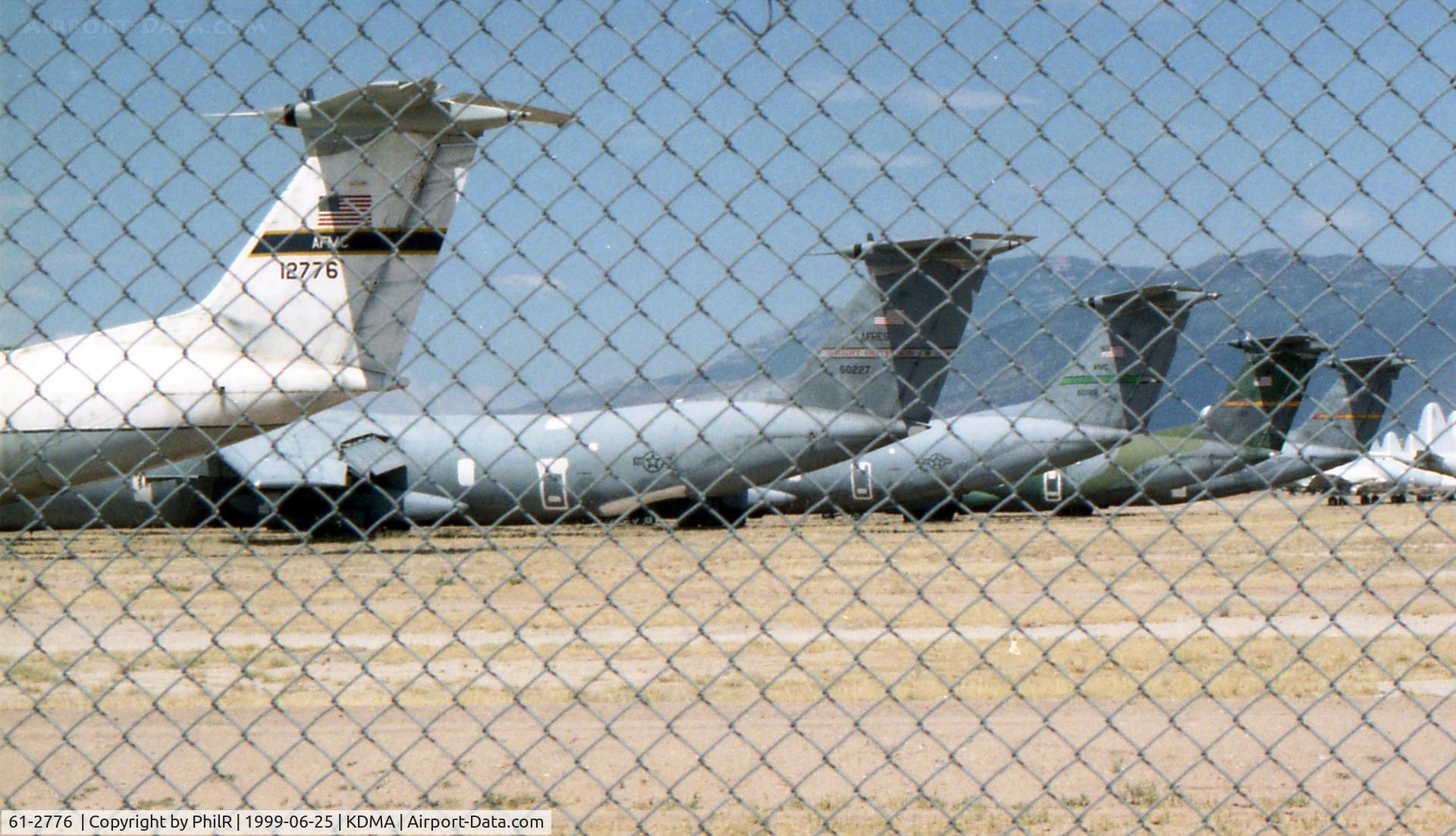 61-2776, 1964 Lockheed NC-141A-1-LM Starlifter C/N 300-6002, 61-2776 1963 Lockheed NC-141A Starlifter 65-0227 1966 Lockheed C-141B Starlifter USAF  Starlifters Davis Monthan 25.06.99