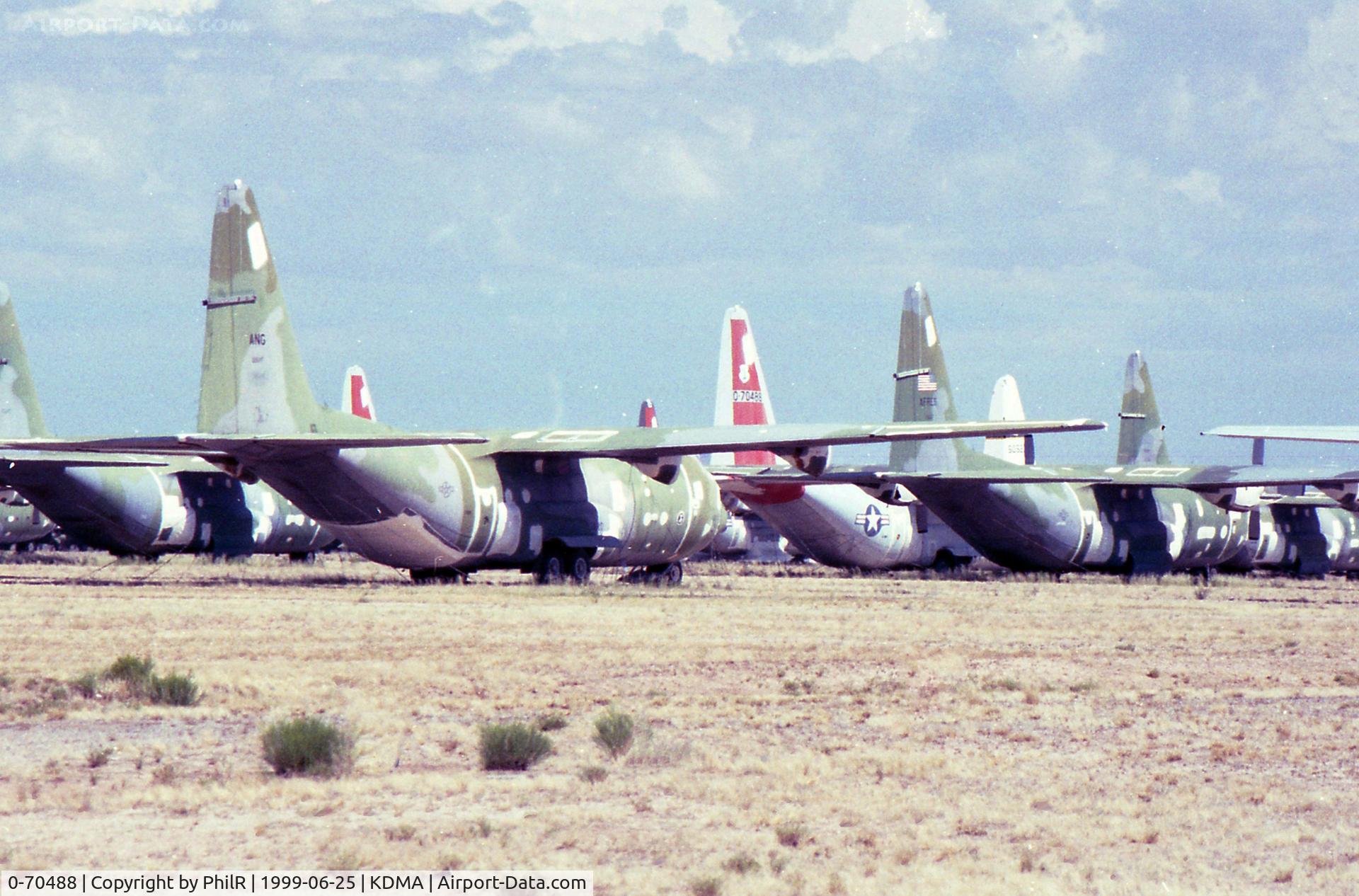 0-70488, , 0-70488 (57-488) 1958 Lockheed C-130D USAF Davis Monthan 25.06.99