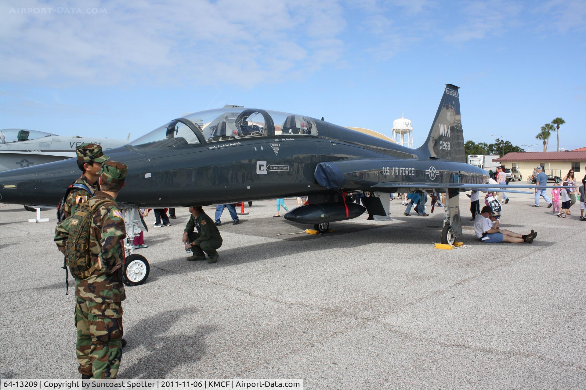 64-13209, 1964 Northrop T-38A-55-NO Talon C/N N.5638, T-38 Talon from Whiteman Air Force Base on display at MacDill Air Fest