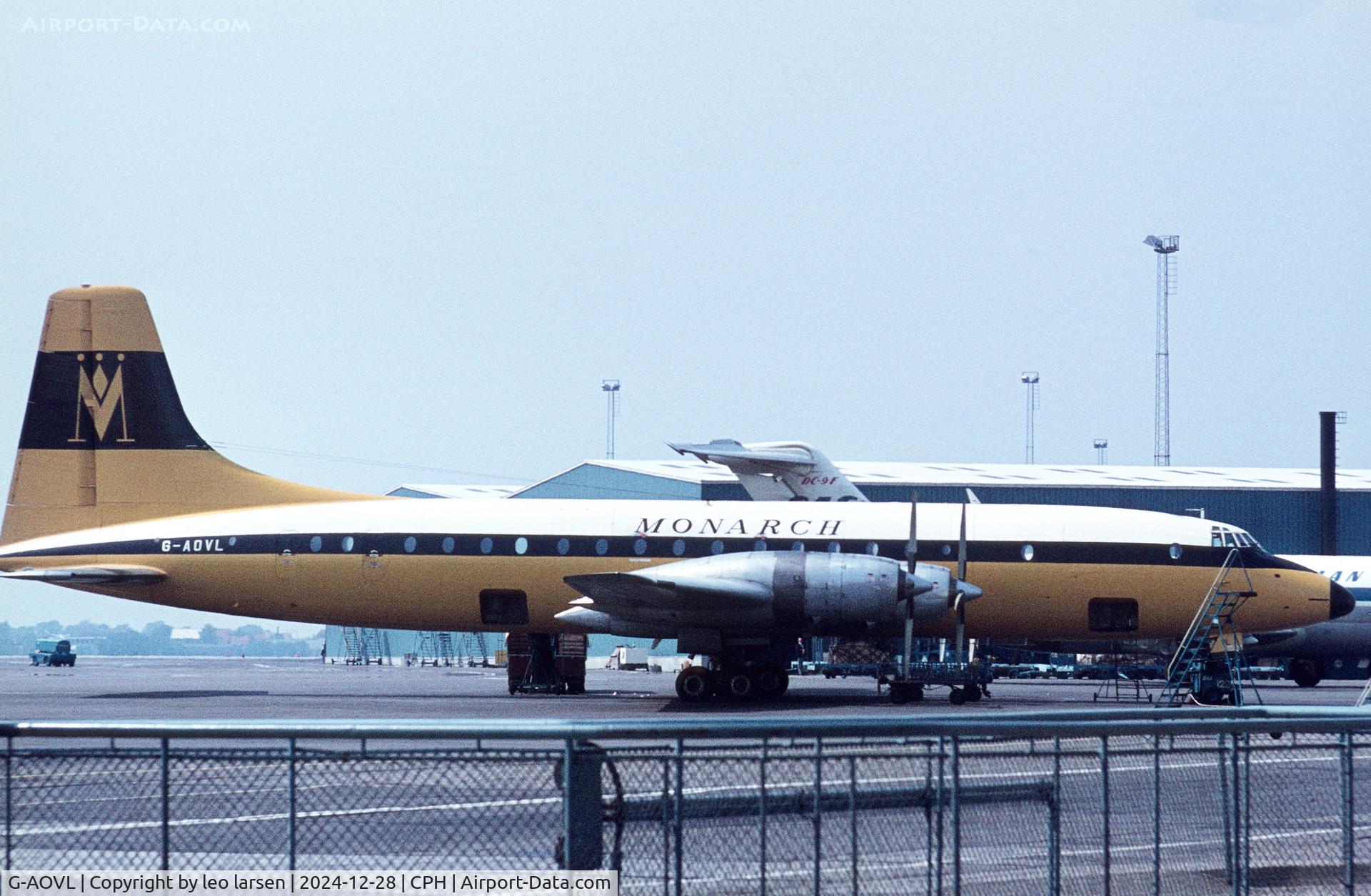 G-AOVL, 1958 Bristol 175 Britannia 312 C/N 13420, Copenhagen
