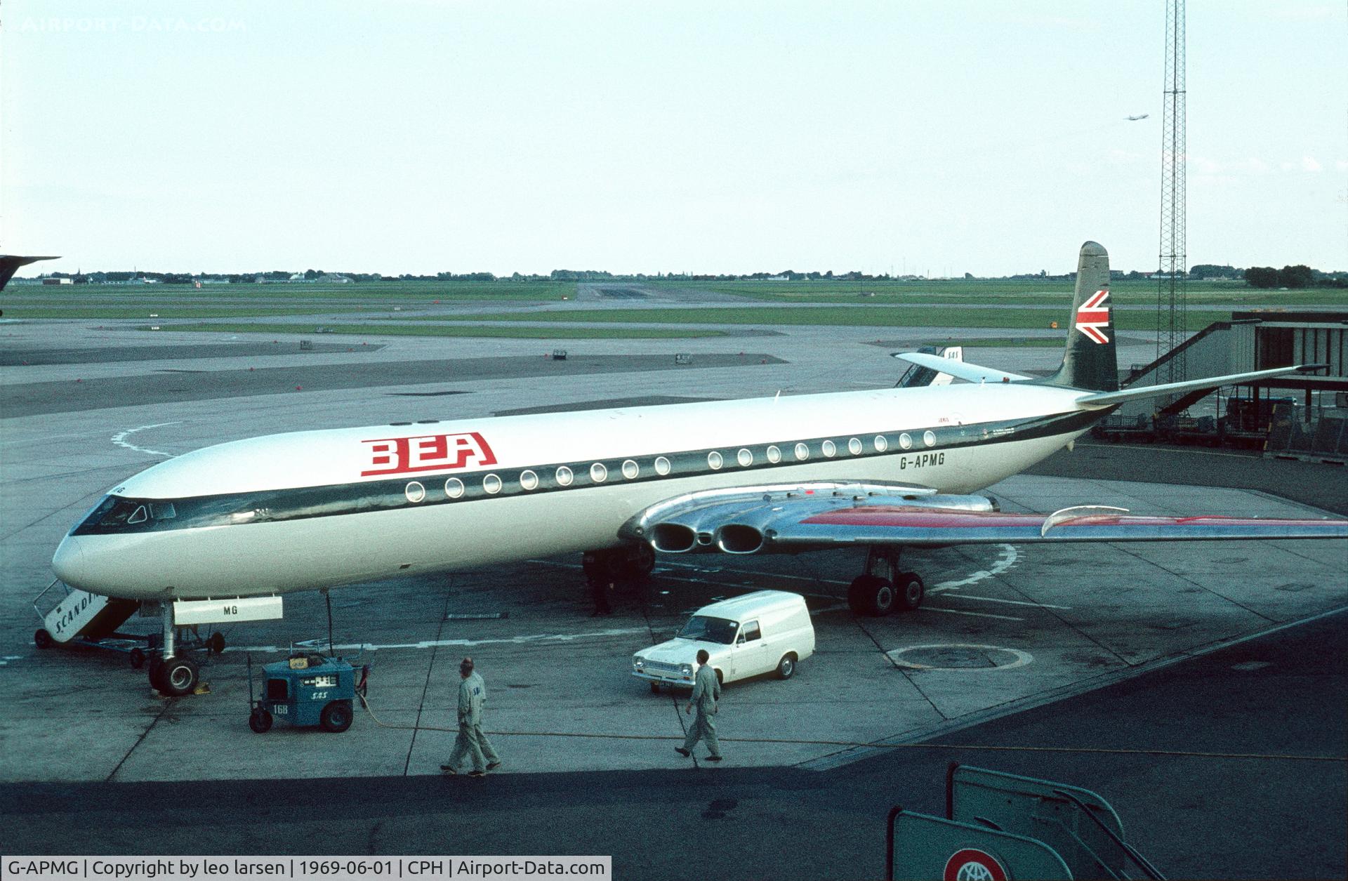 G-APMG, 1960 De Havilland DH.106 Comet 4B C/N 6442, Copenhagen 6.1969