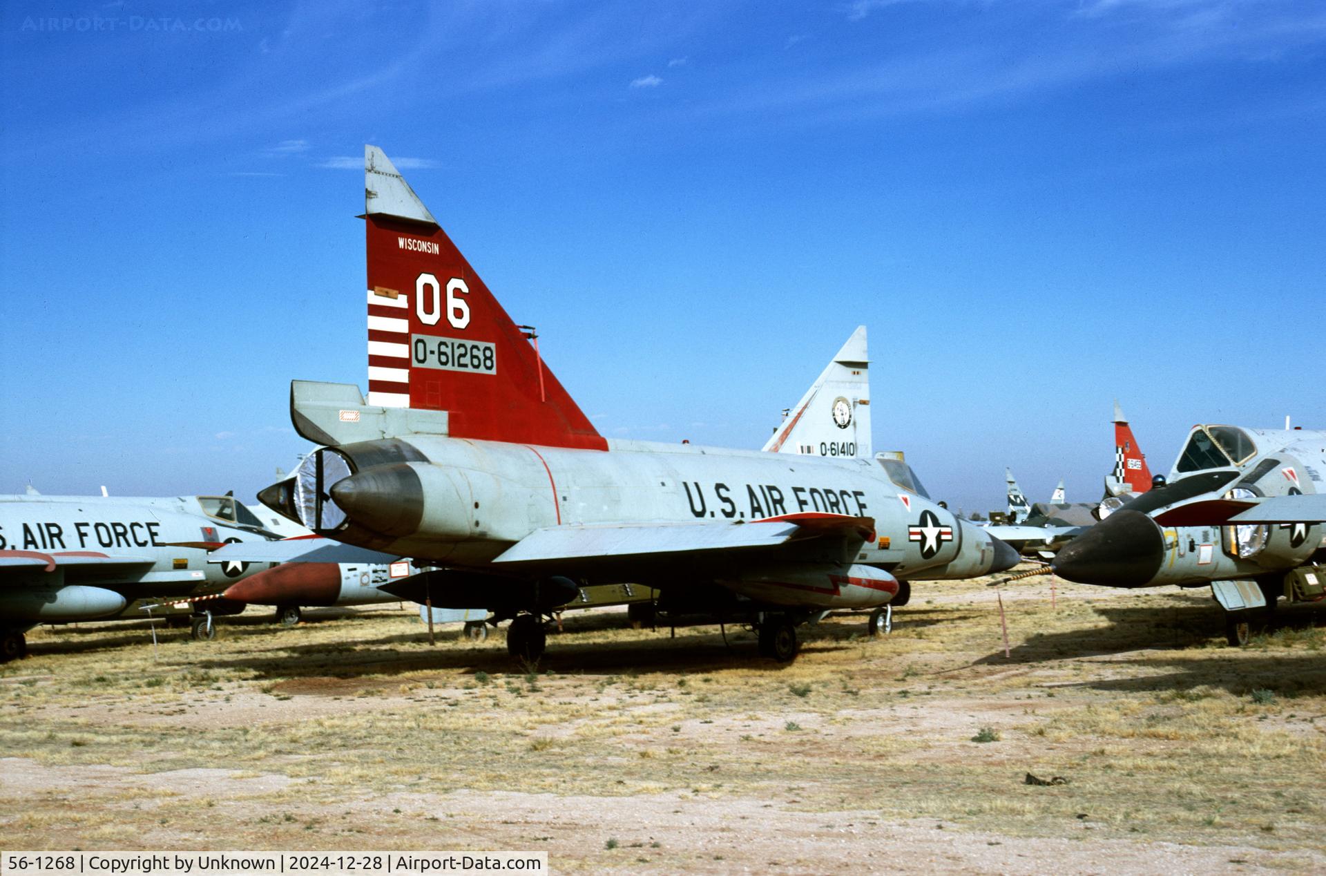 56-1268, 1956 Convair F-102A Delta Dagger C/N 8-10-485, USA 6.1972