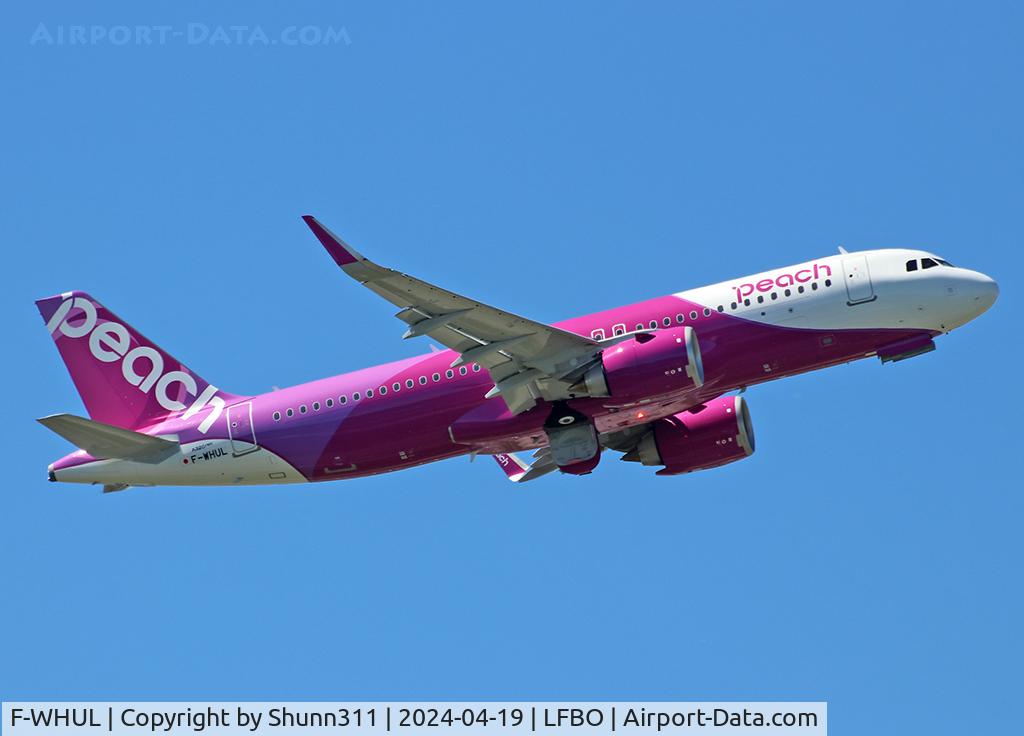 F-WHUL, 2024 Airbus A320-251N C/N 12037, C/n 12037 - To be JA216P - Delivery flight