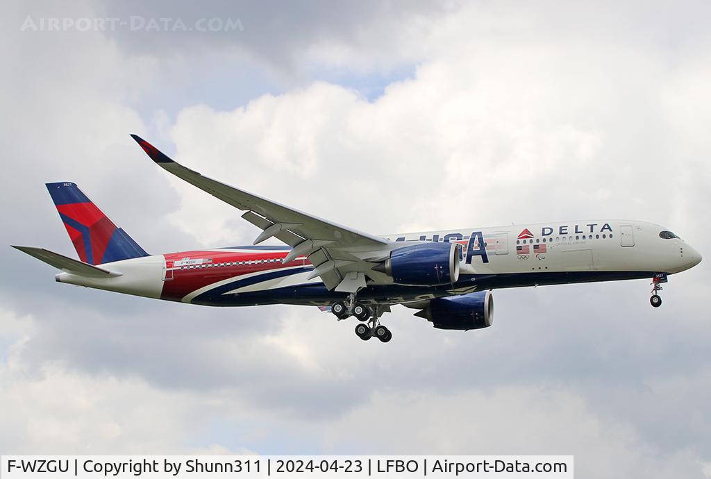 F-WZGU, 2024 Airbus A350-941 C/N 0661, C/n 0661 - To be N521DN in special TEAM USA c/s