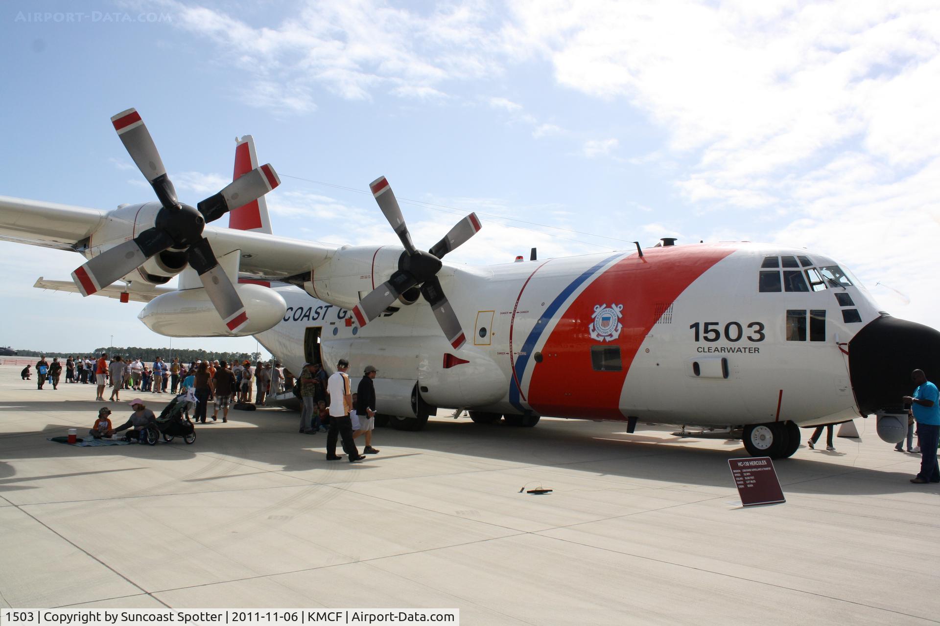 1503, 1973 Lockheed HC-130H Hercules C/N 382-4528, US Coast Guard HC-130 Hercules on display at MacDill Air Fest