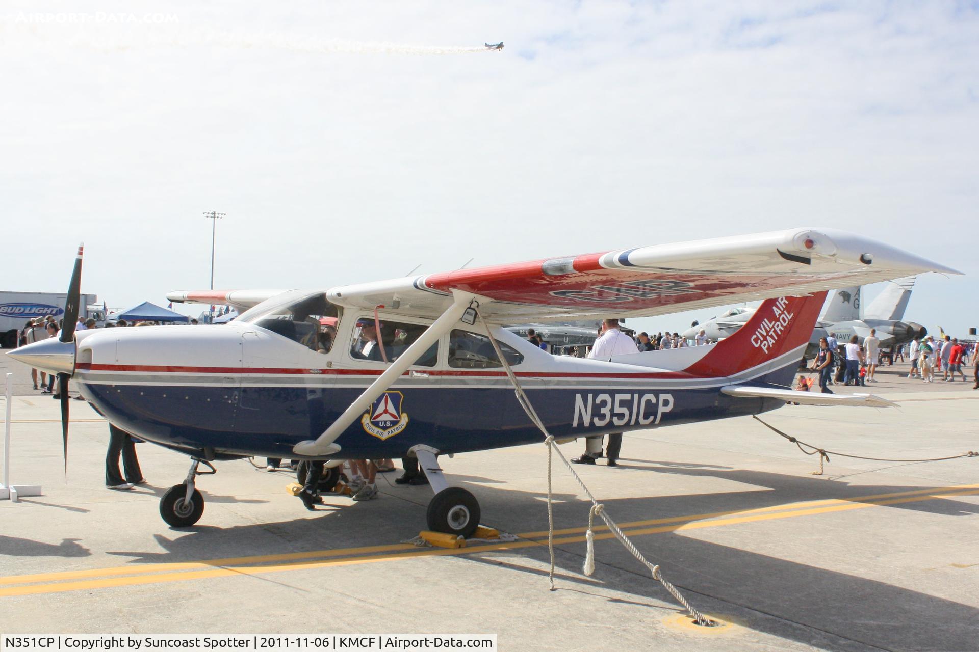 N351CP, 2004 Cessna 182T Skylane C/N 18281386, Civil Air Patrol Skylane on display at MacDill Air Fest