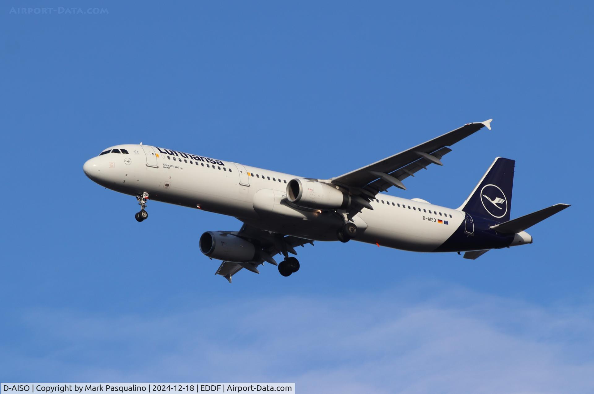 D-AISO, 2008 Airbus A321-231 C/N 3625, Airbus A321-231