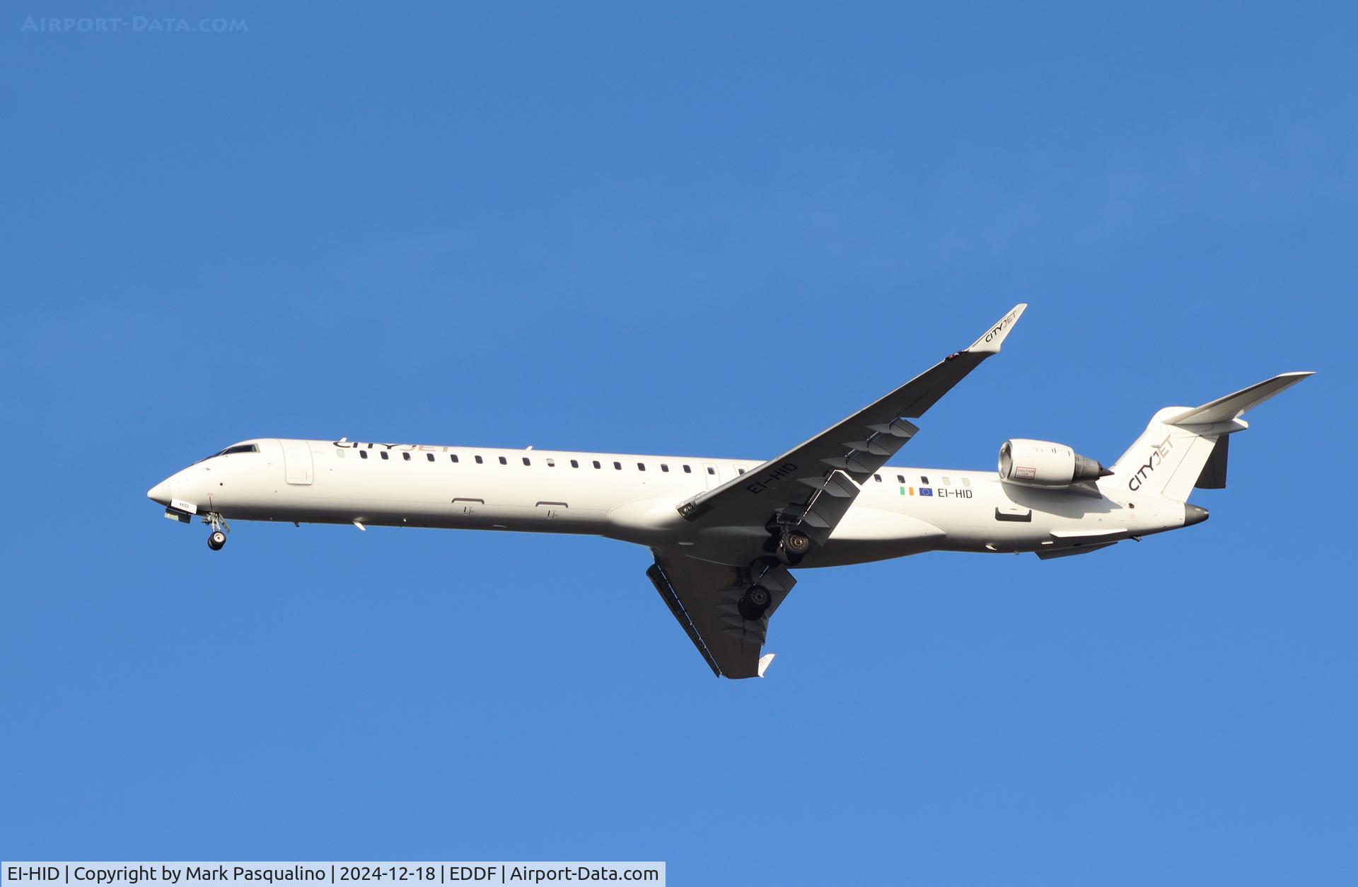 EI-HID, 2012 Bombardier CRJ-1000EL NG (CL-600-2E25) C/N 19024, CL-600-2E25