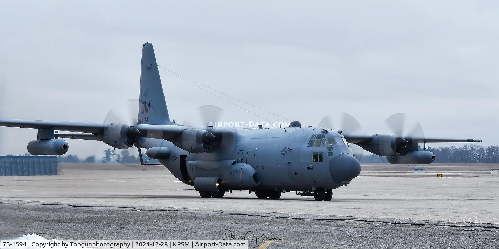 73-1594, 1973 Lockheed EC-130H Compass Call C/N 382-4563, 55th ECG out of Davis-Monthan, AZ
