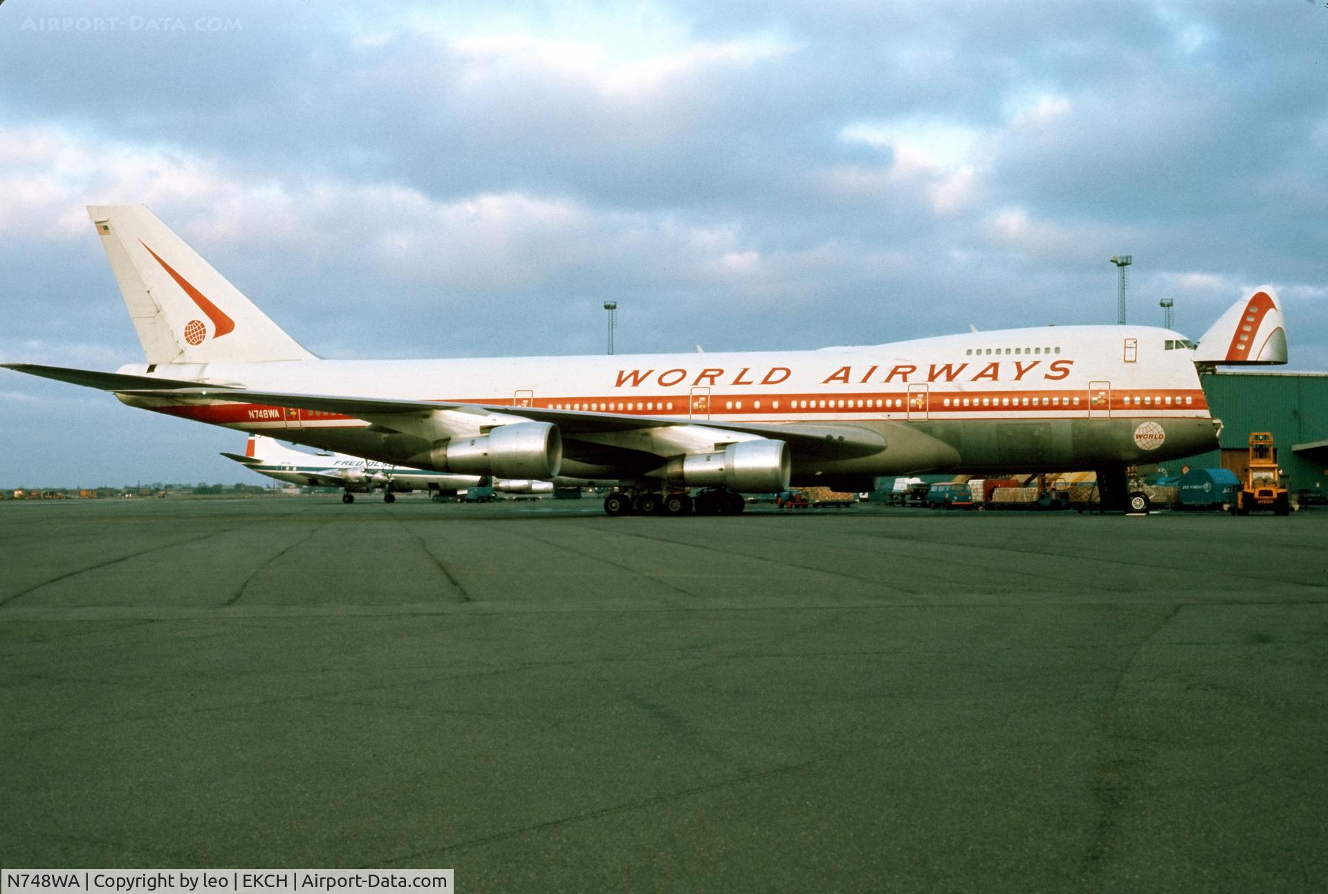 N748WA, 1973 Boeing 747-273C C/N 20652, Copenhagen