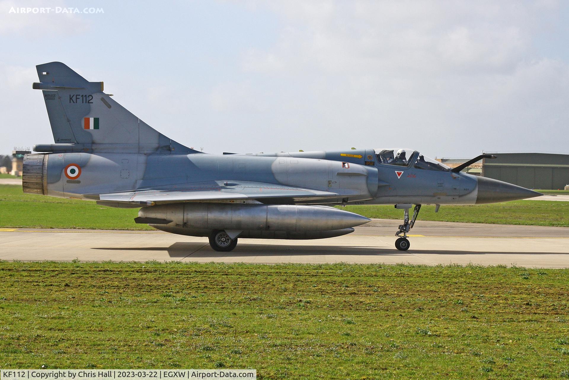 KF112, Dassault Mirage 2000TI C/N unknown KF112, Cobra Warrior 2023, RAF Waddington