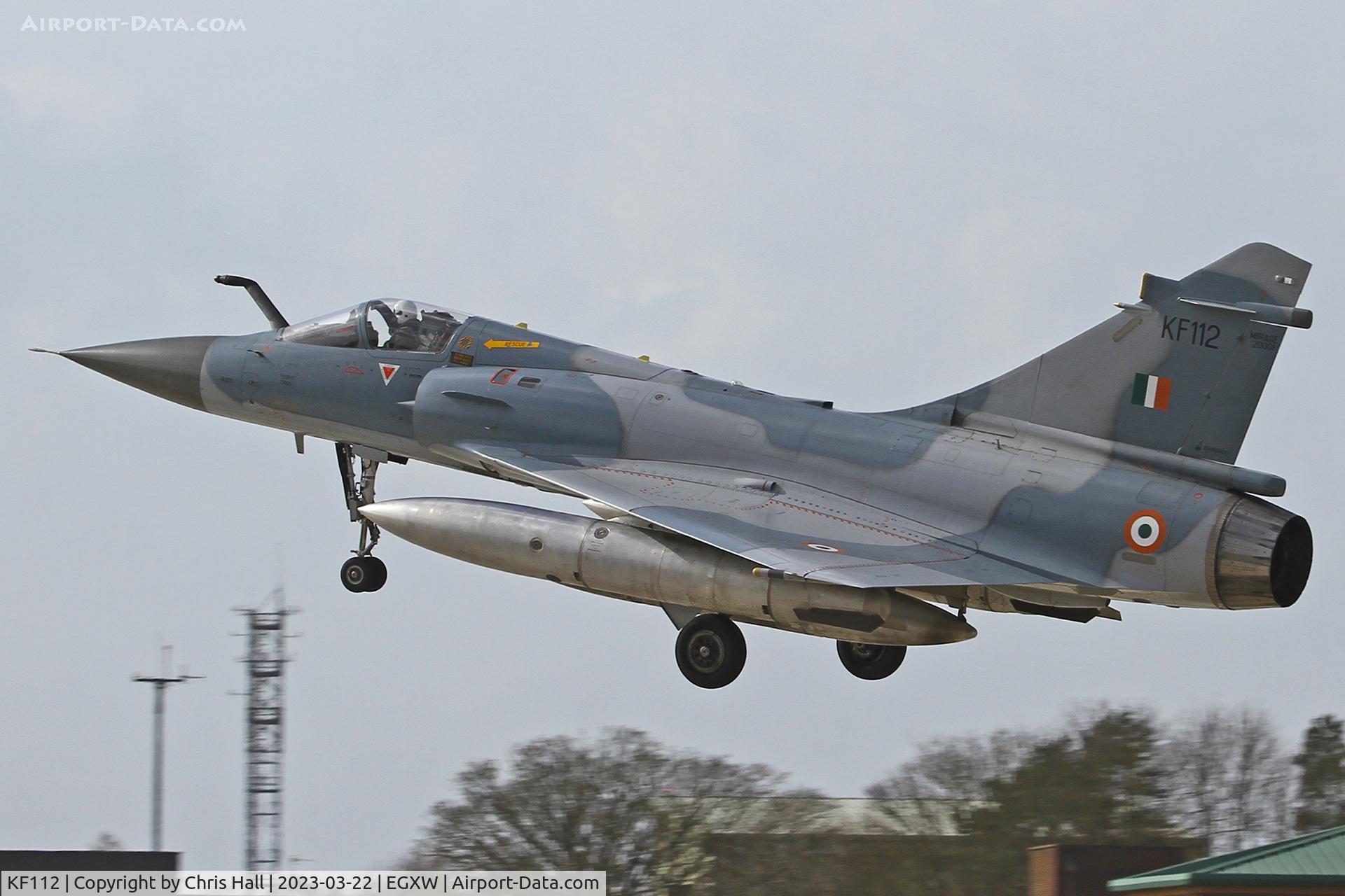 KF112, Dassault Mirage 2000TI C/N unknown KF112, Cobra Warrior 2023, RAF Waddington