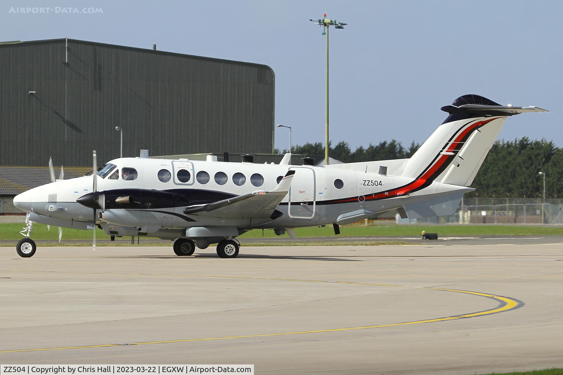 ZZ504, 2011 Hawker Beechcraft Shadow R1 (350CER) C/N FM-48, RAF Waddington