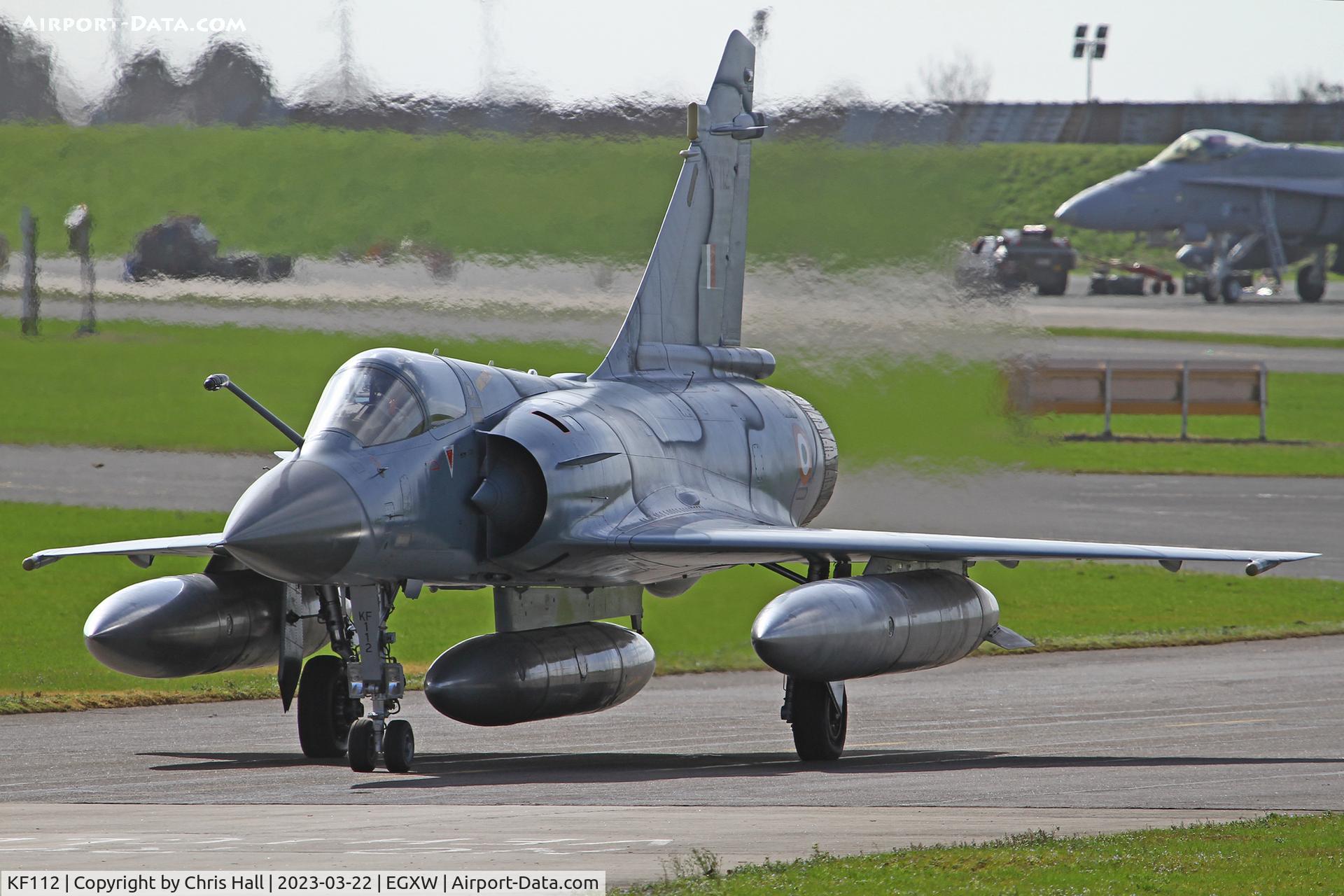 KF112, Dassault Mirage 2000TI C/N unknown KF112, Cobra Warrior 2023, RAF Waddington