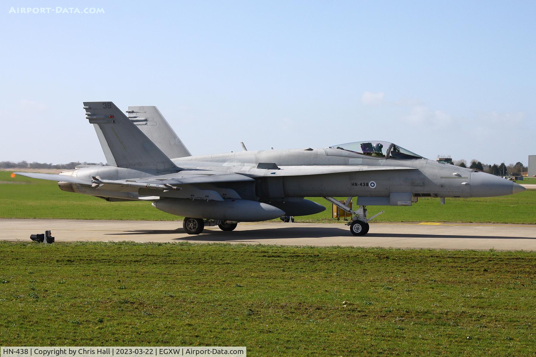 HN-438, McDonnell Douglas F-18C Hornet C/N 1449, Cobra Warrior 2023, RAF Waddington