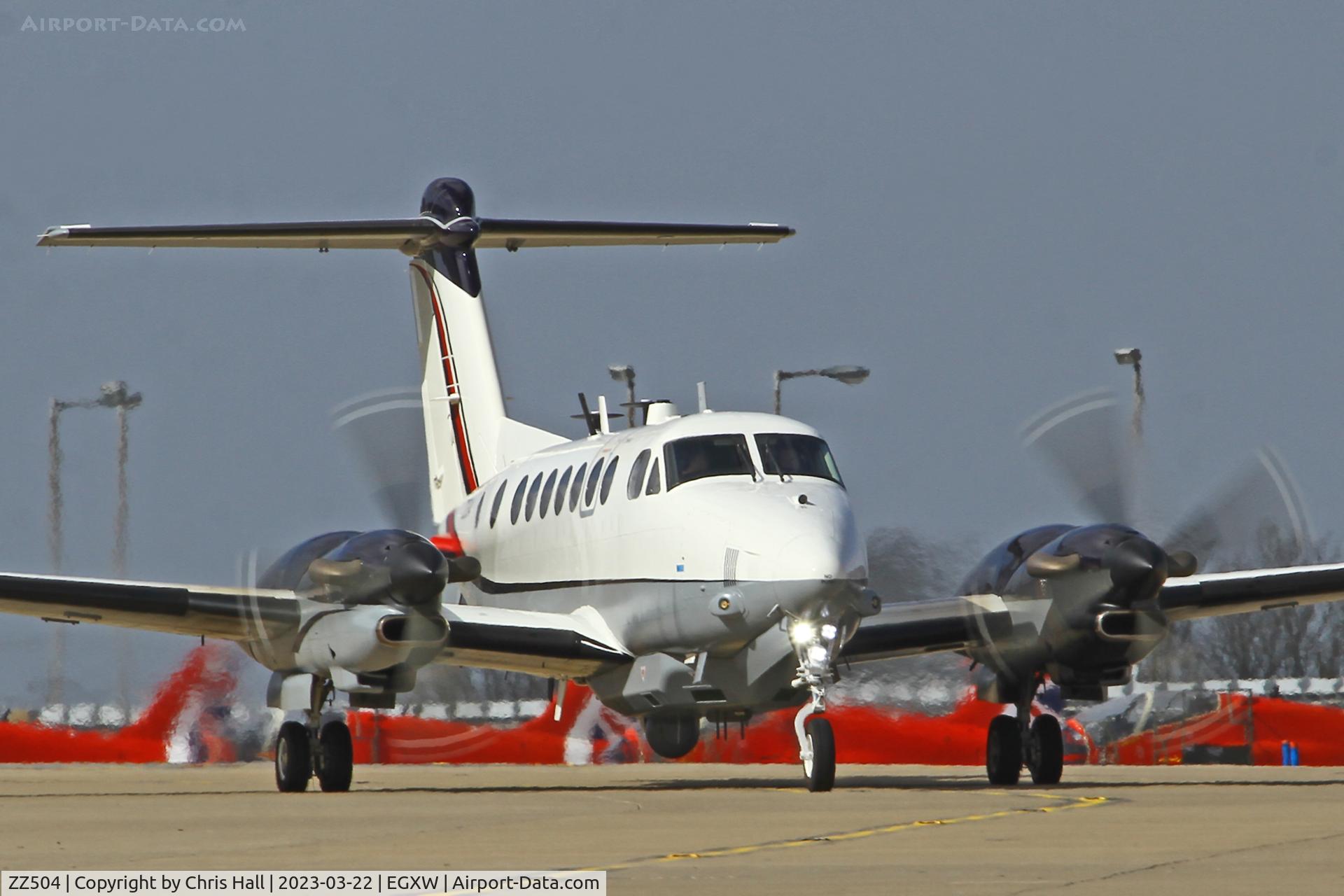 ZZ504, 2011 Hawker Beechcraft Shadow R1 (350CER) C/N FM-48, Cobra Warrior 2023, RAF Waddington