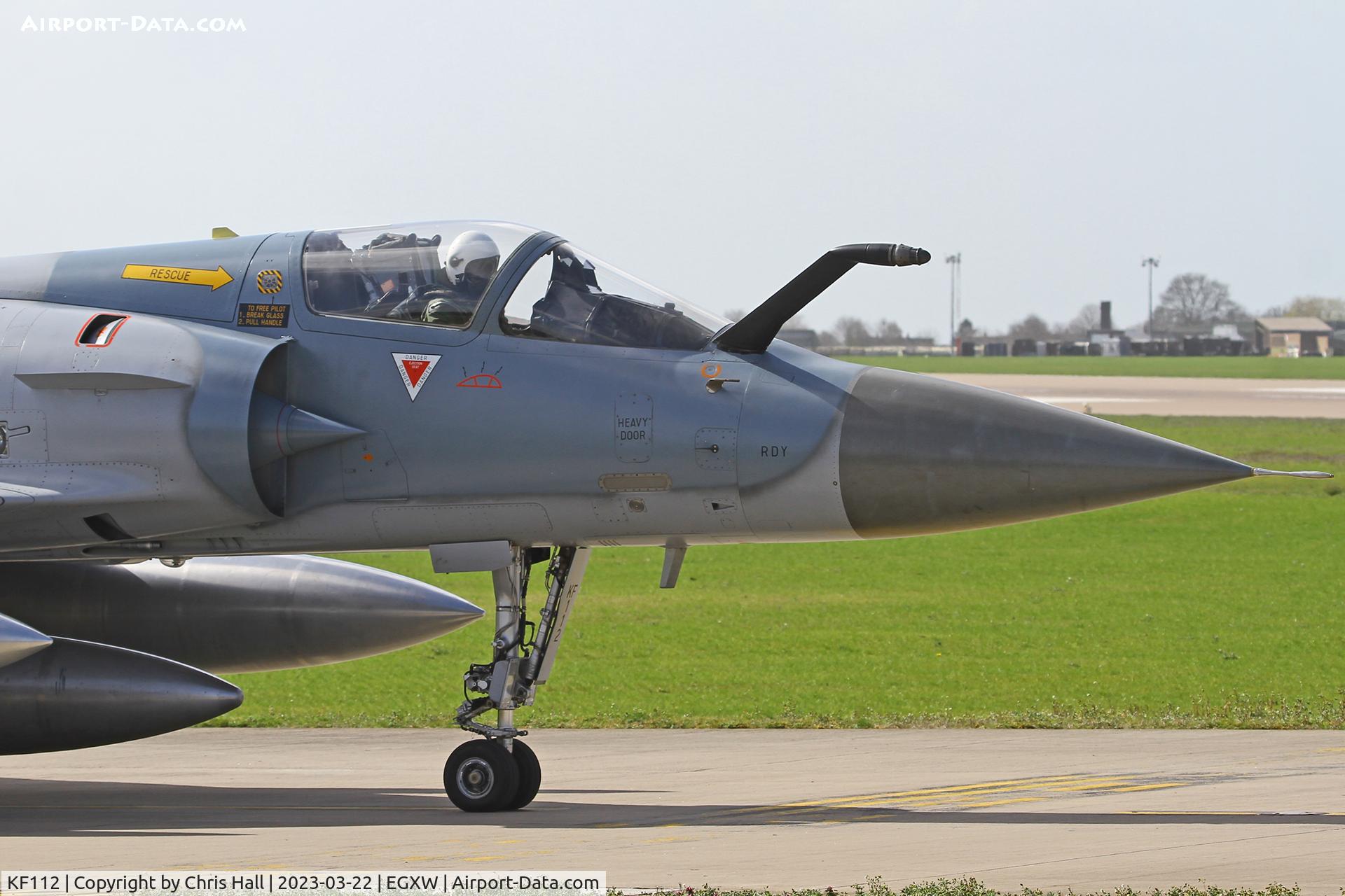 KF112, Dassault Mirage 2000TI C/N unknown KF112, Cobra Warrior 2023, RAF Waddington