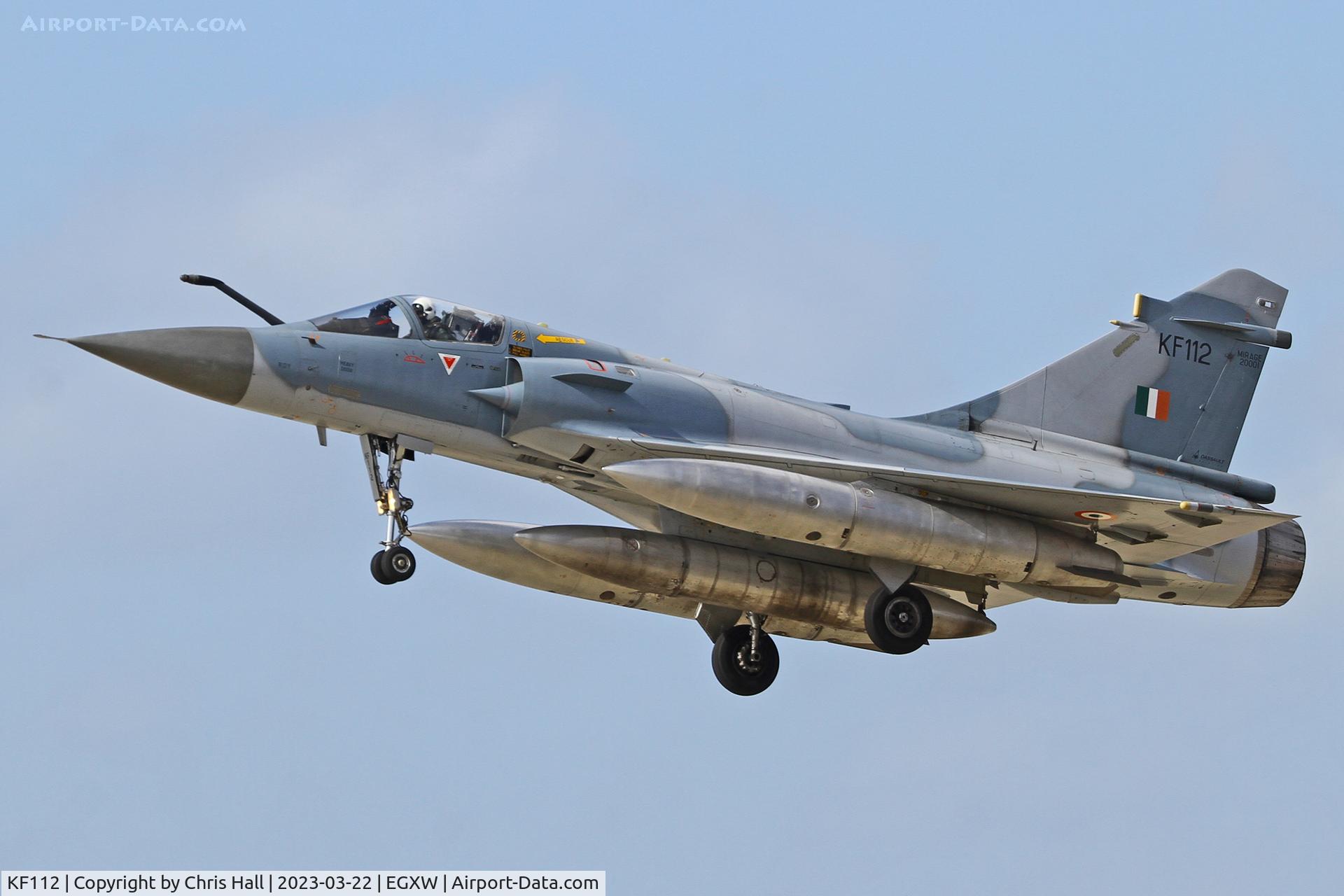 KF112, Dassault Mirage 2000TI C/N unknown KF112, Cobra Warrior 2023, RAF Waddington