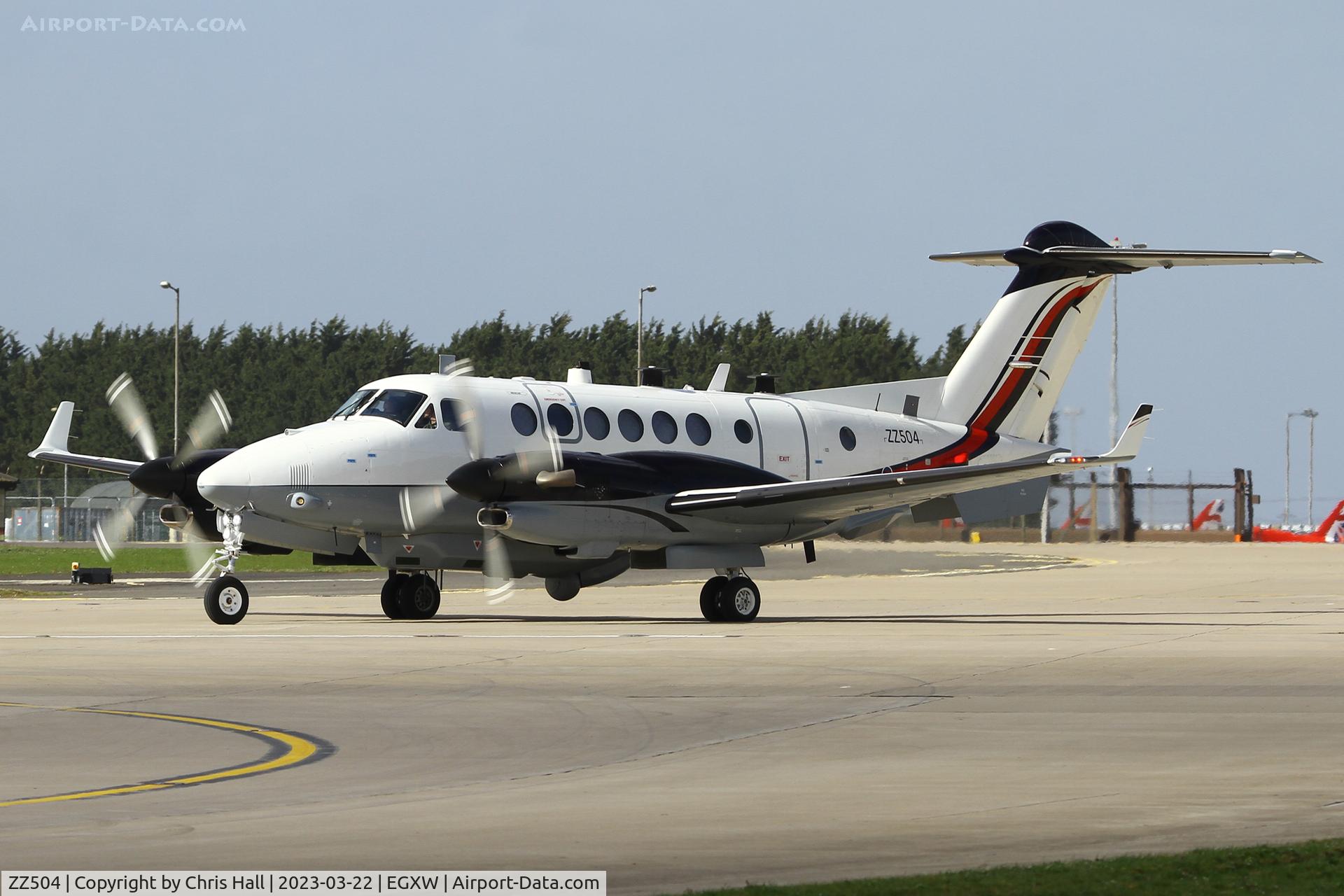 ZZ504, 2011 Hawker Beechcraft Shadow R1 (350CER) C/N FM-48, Cobra Warrior 2023, RAF Waddington