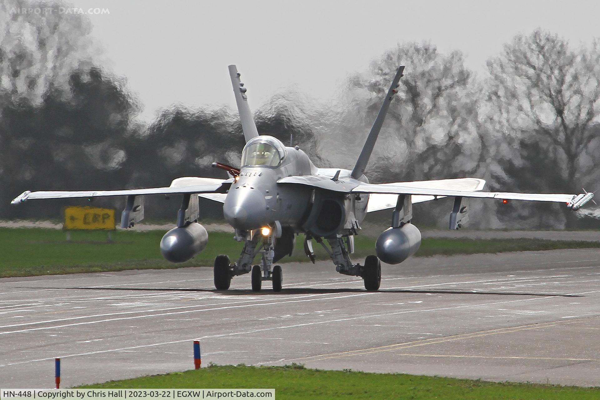 HN-448, McDonnell Douglas F-18C Hornet C/N 1475/FNC048, Cobra Warrior 2023, RAF Waddington