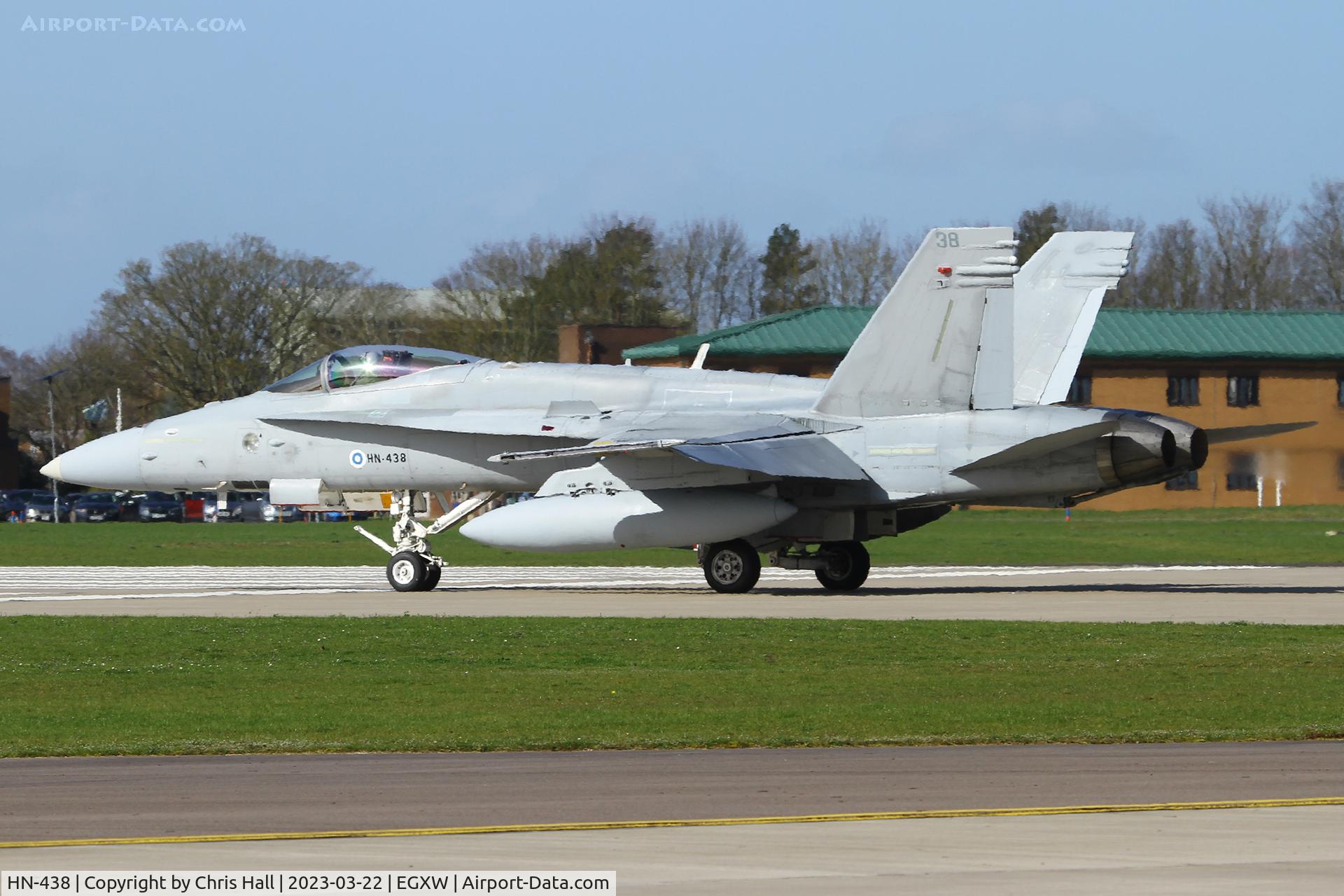 HN-438, McDonnell Douglas F-18C Hornet C/N 1449, Cobra Warrior 2023, RAF Waddington
