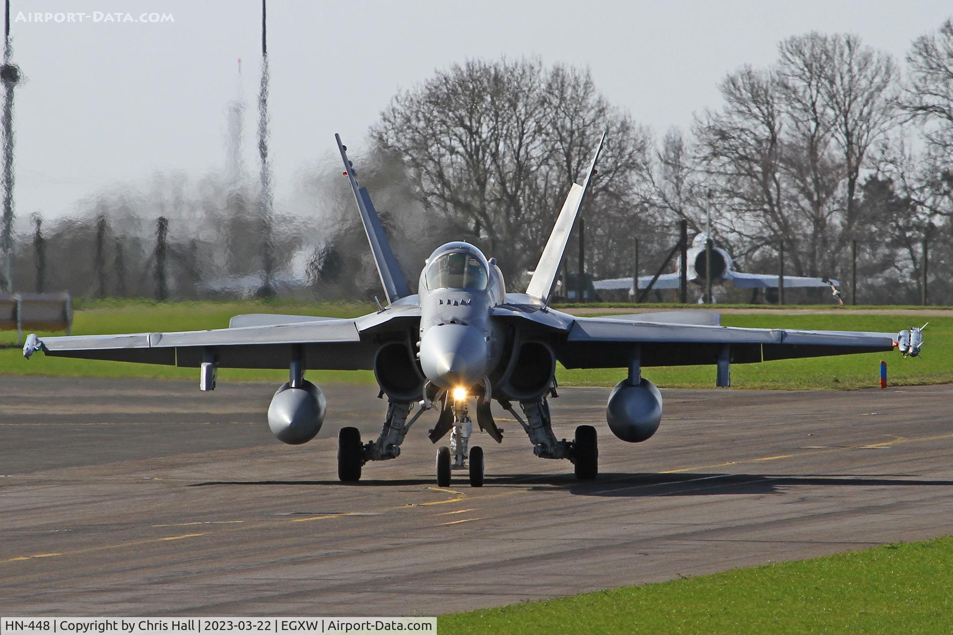 HN-448, McDonnell Douglas F-18C Hornet C/N 1475/FNC048, Cobra Warrior 2023, RAF Waddington