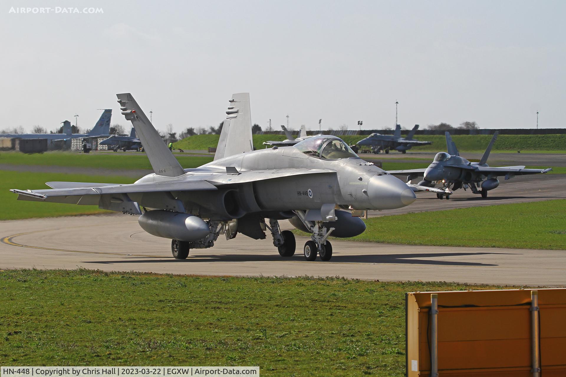 HN-448, McDonnell Douglas F-18C Hornet C/N 1475/FNC048, Cobra Warrior 2023, RAF Waddington
