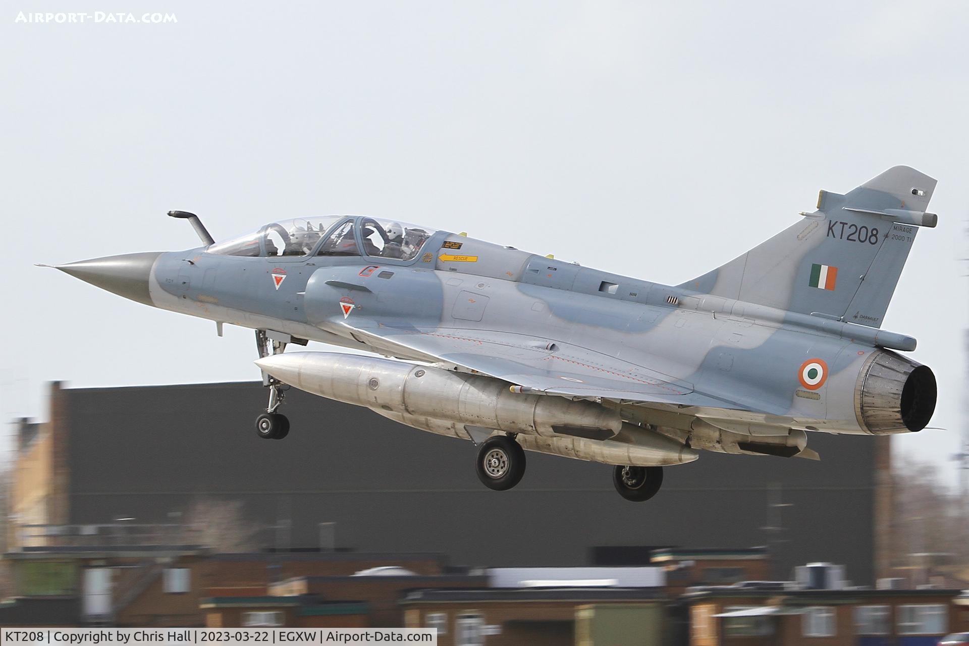 KT208, Dassault Mirage 2000TI C/N unknown KT208, Cobra Warrior 2023, RAF Waddington