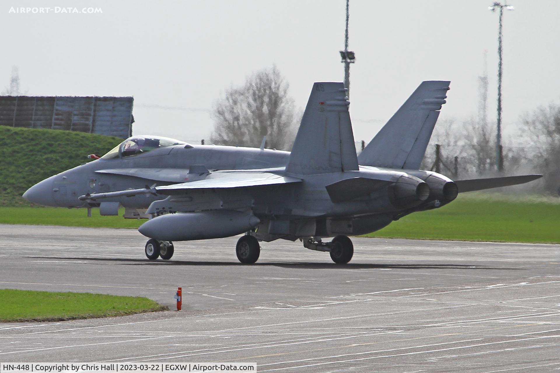 HN-448, McDonnell Douglas F-18C Hornet C/N 1475/FNC048, Cobra Warrior 2023, RAF Waddington