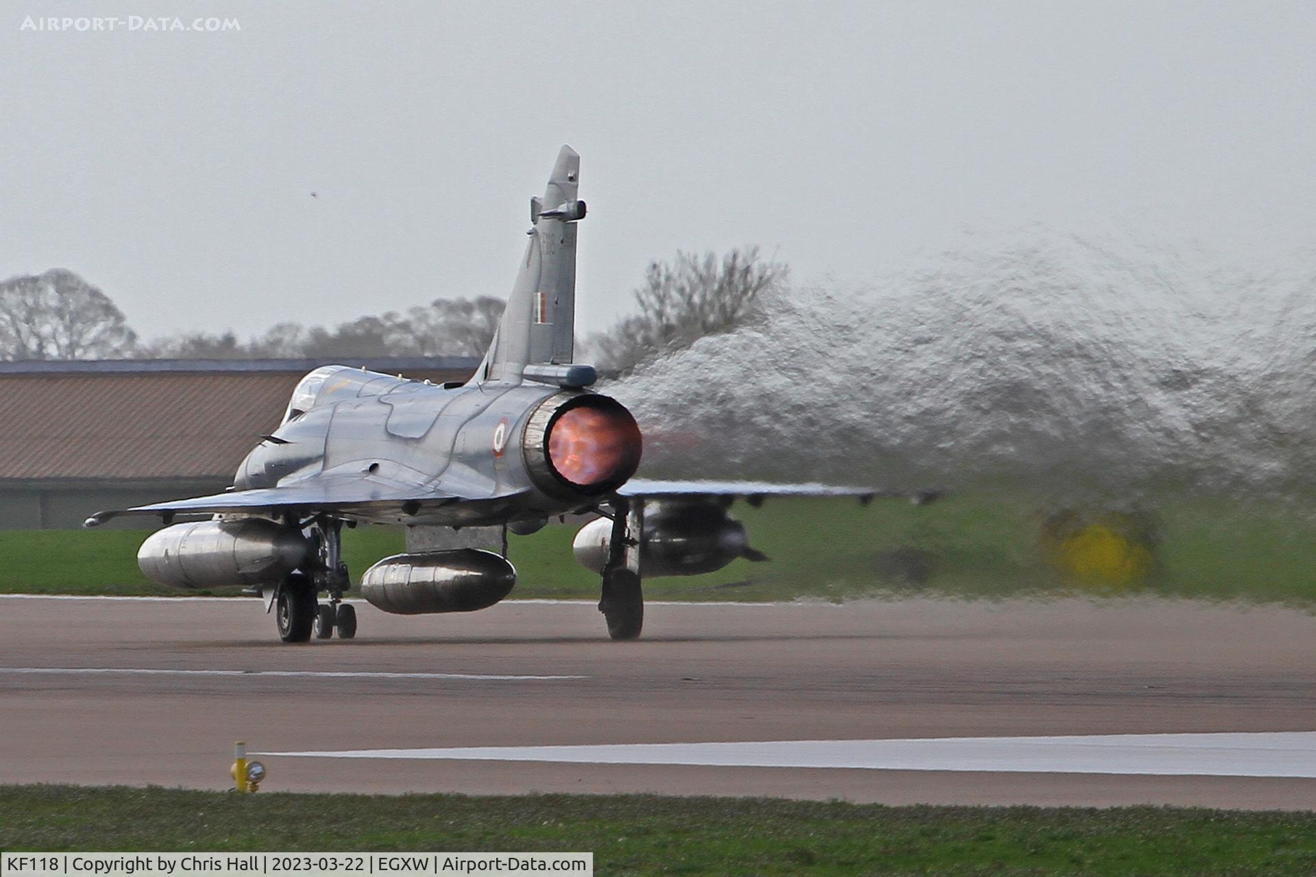 KF118, Dassault Mirage 2000TI C/N unknown KF112, Cobra Warrior 2023, RAF Waddington