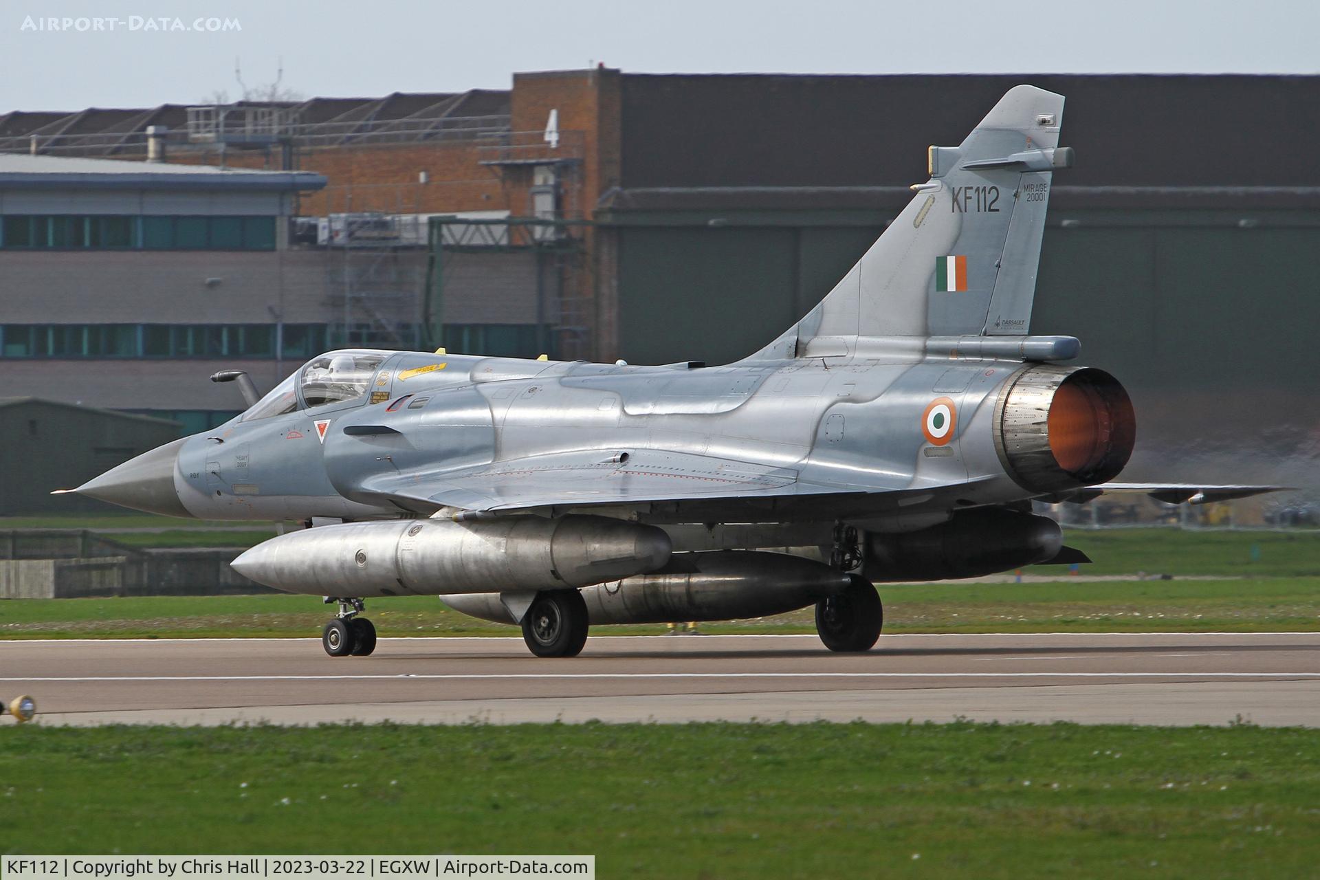 KF112, Dassault Mirage 2000TI C/N unknown KF112, Cobra Warrior 2023, RAF Waddington