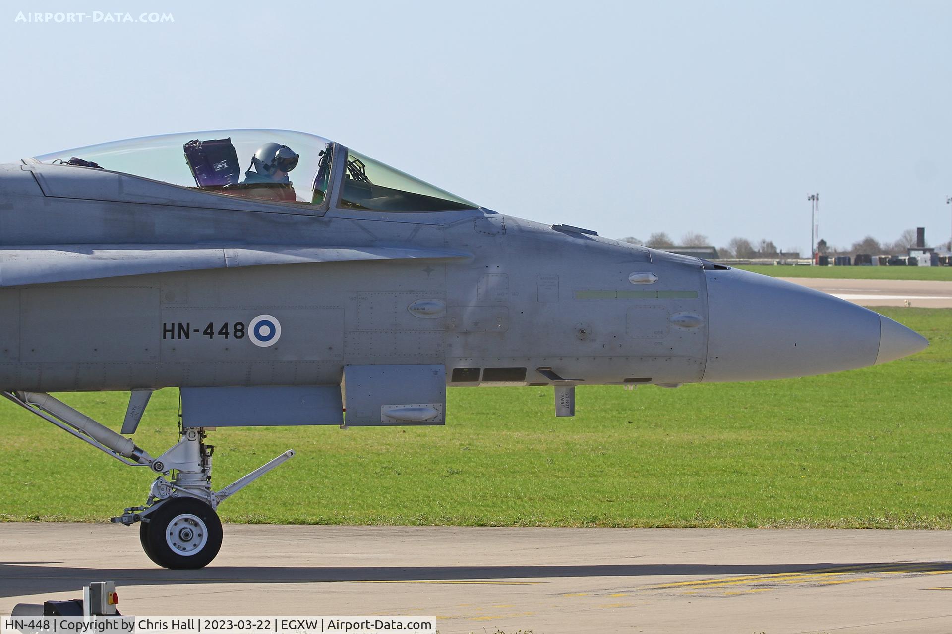 HN-448, McDonnell Douglas F-18C Hornet C/N 1475/FNC048, Cobra Warrior 2023, RAF Waddington