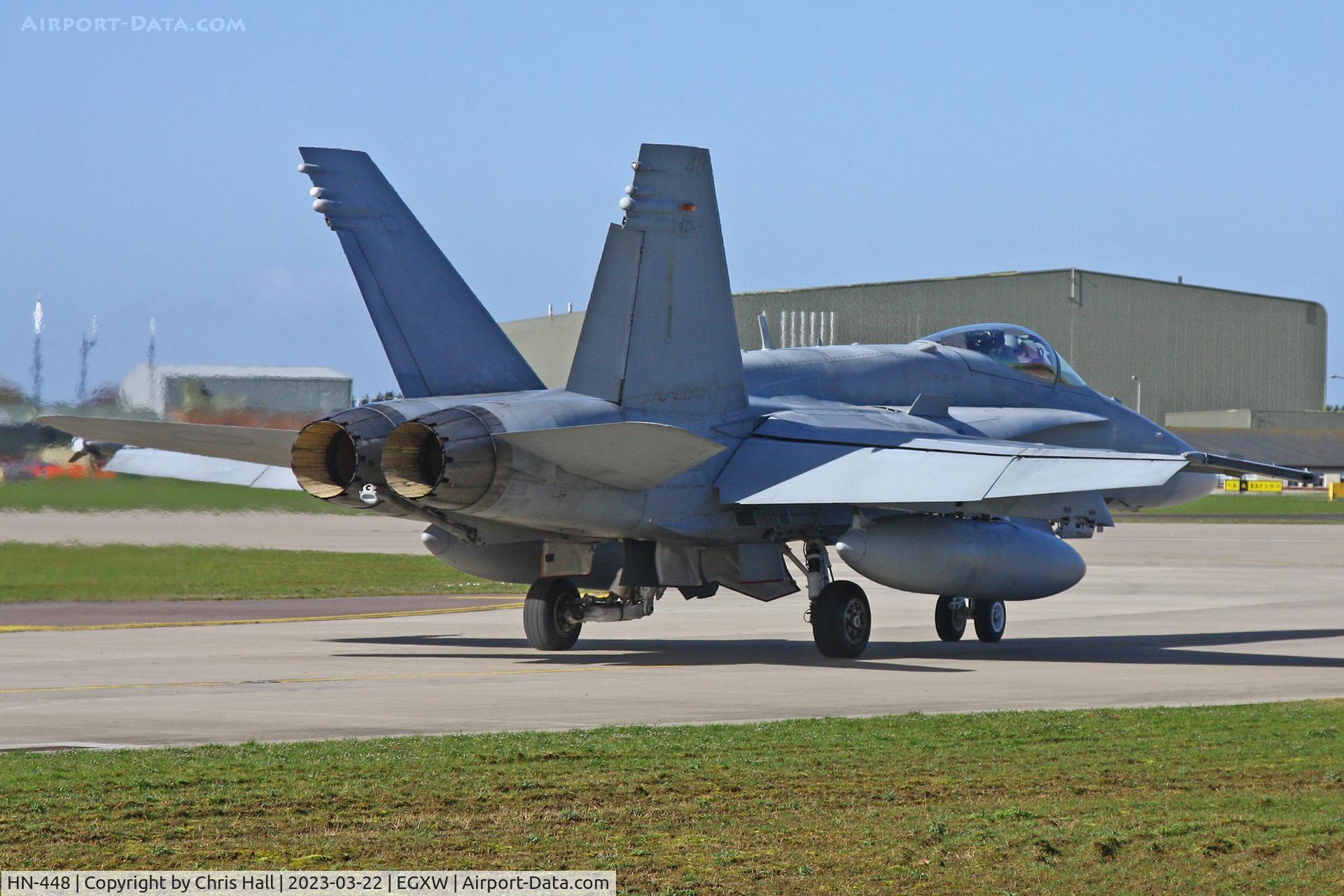 HN-448, McDonnell Douglas F-18C Hornet C/N 1475/FNC048, Cobra Warrior 2023, RAF Waddington