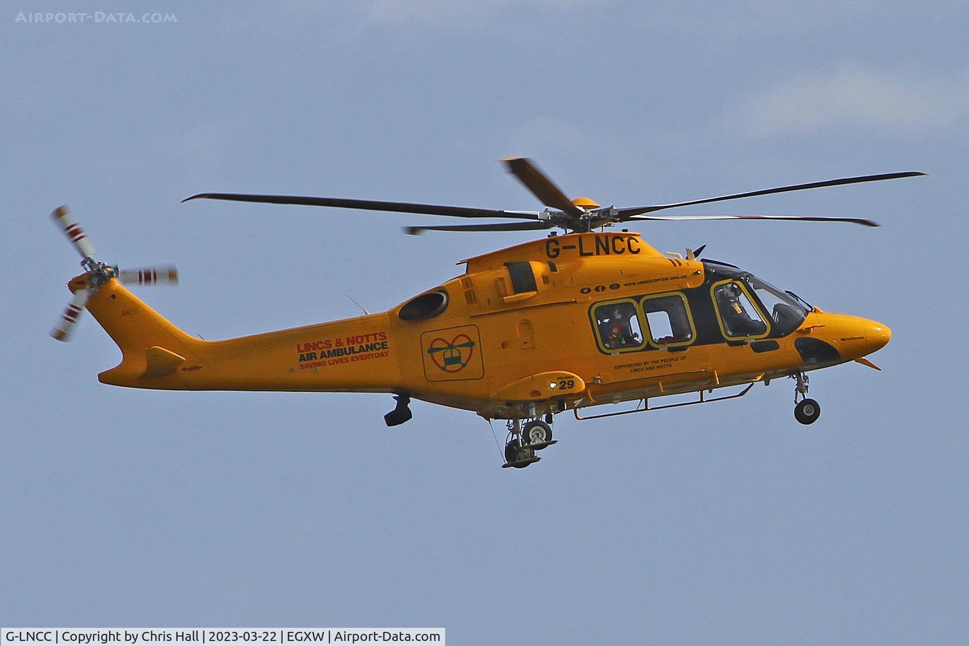 G-LNCC, 2021 Leonardo AW-169 C/N 69139, RAF Waddington
