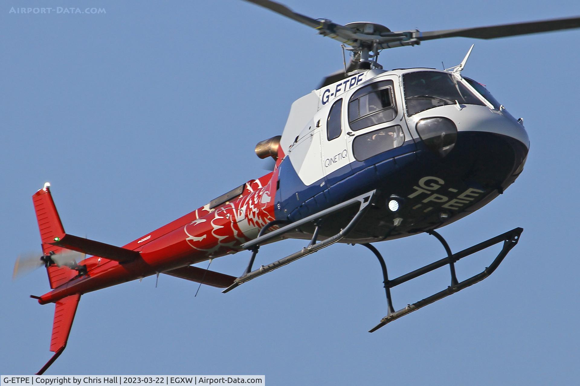 G-ETPE, 2017 Airbus Helicopters AS-350B-3 Ecureuil C/N 8462,  RAF Waddington