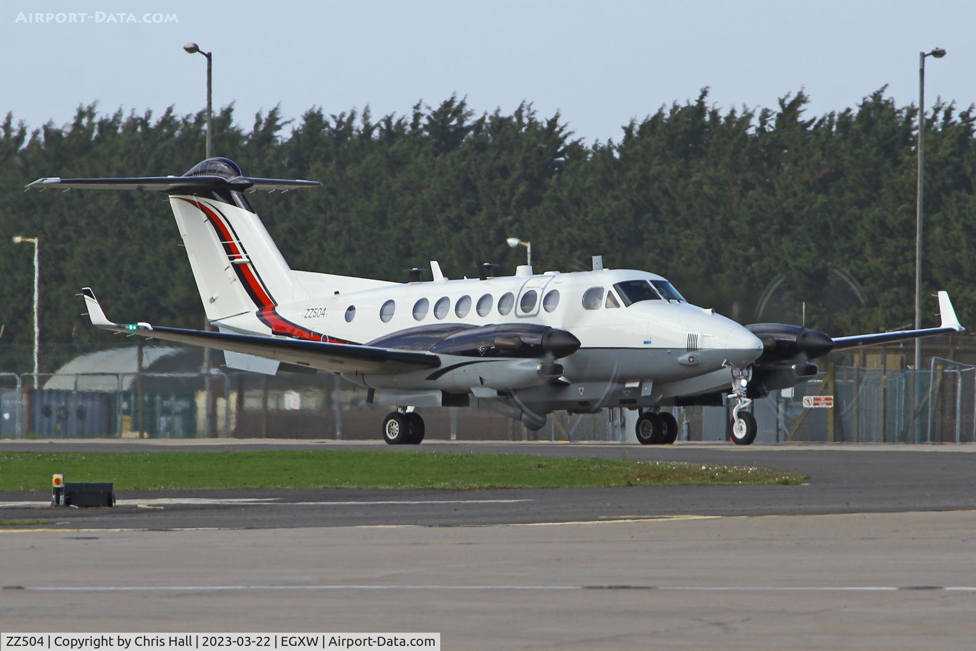 ZZ504, 2011 Hawker Beechcraft Shadow R1 (350CER) C/N FM-48, Cobra Warrior 2023, RAF Waddington