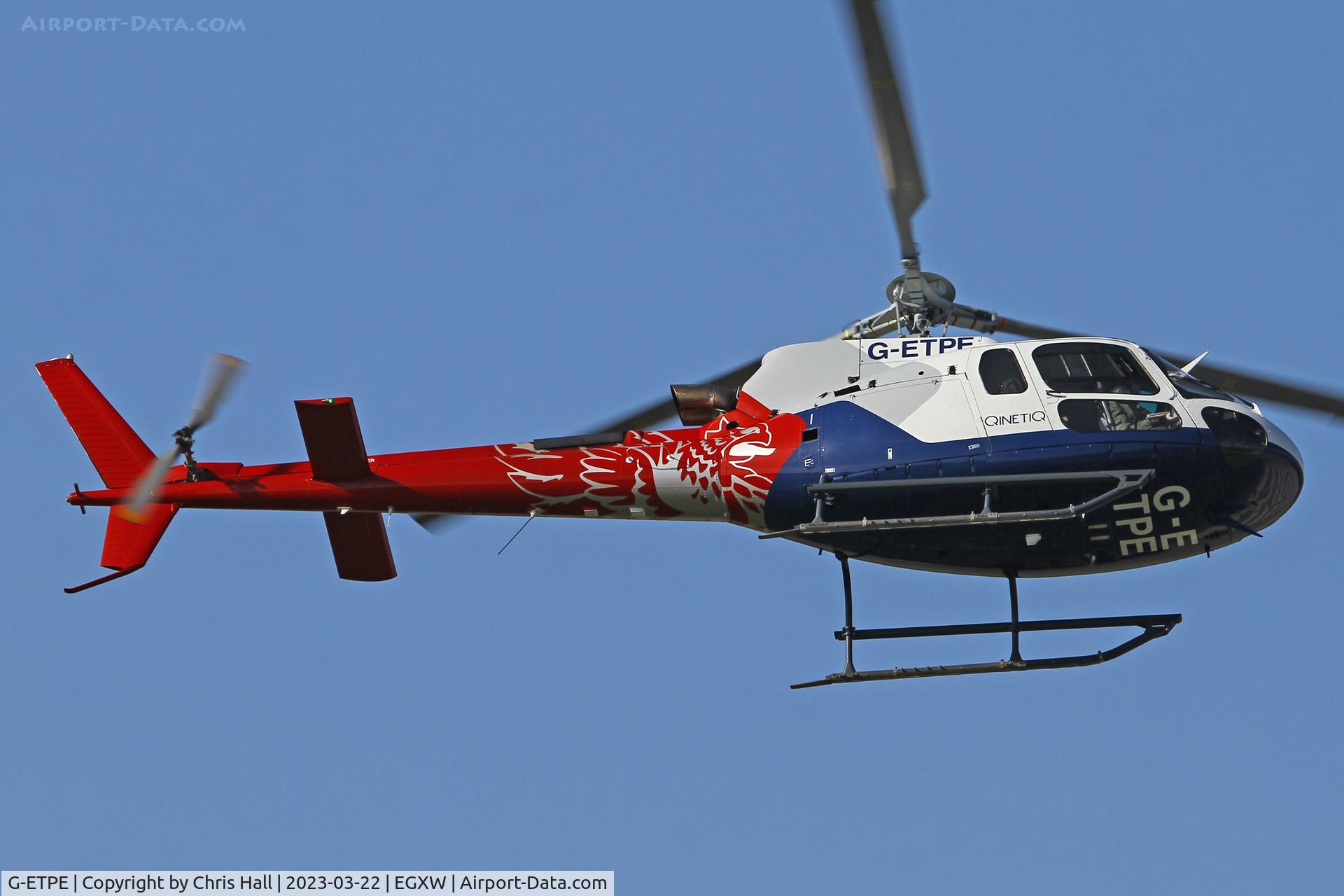 G-ETPE, 2017 Airbus Helicopters AS-350B-3 Ecureuil C/N 8462, RAF Waddington