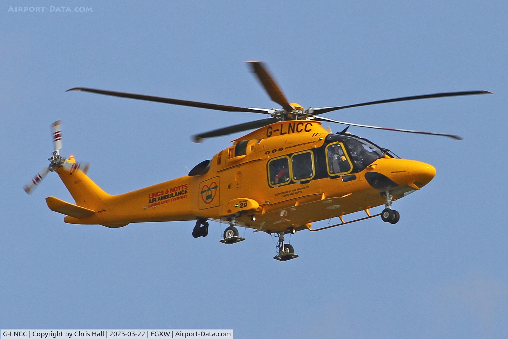 G-LNCC, 2021 Leonardo AW-169 C/N 69139, RAF Waddington