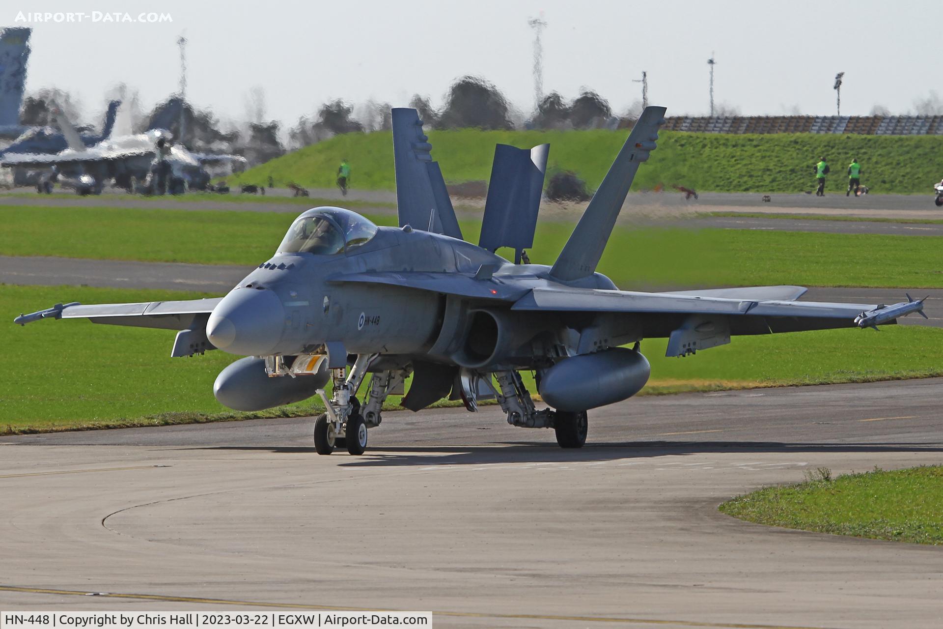 HN-448, McDonnell Douglas F-18C Hornet C/N 1475/FNC048, Cobra Warrior 2023, RAF Waddington