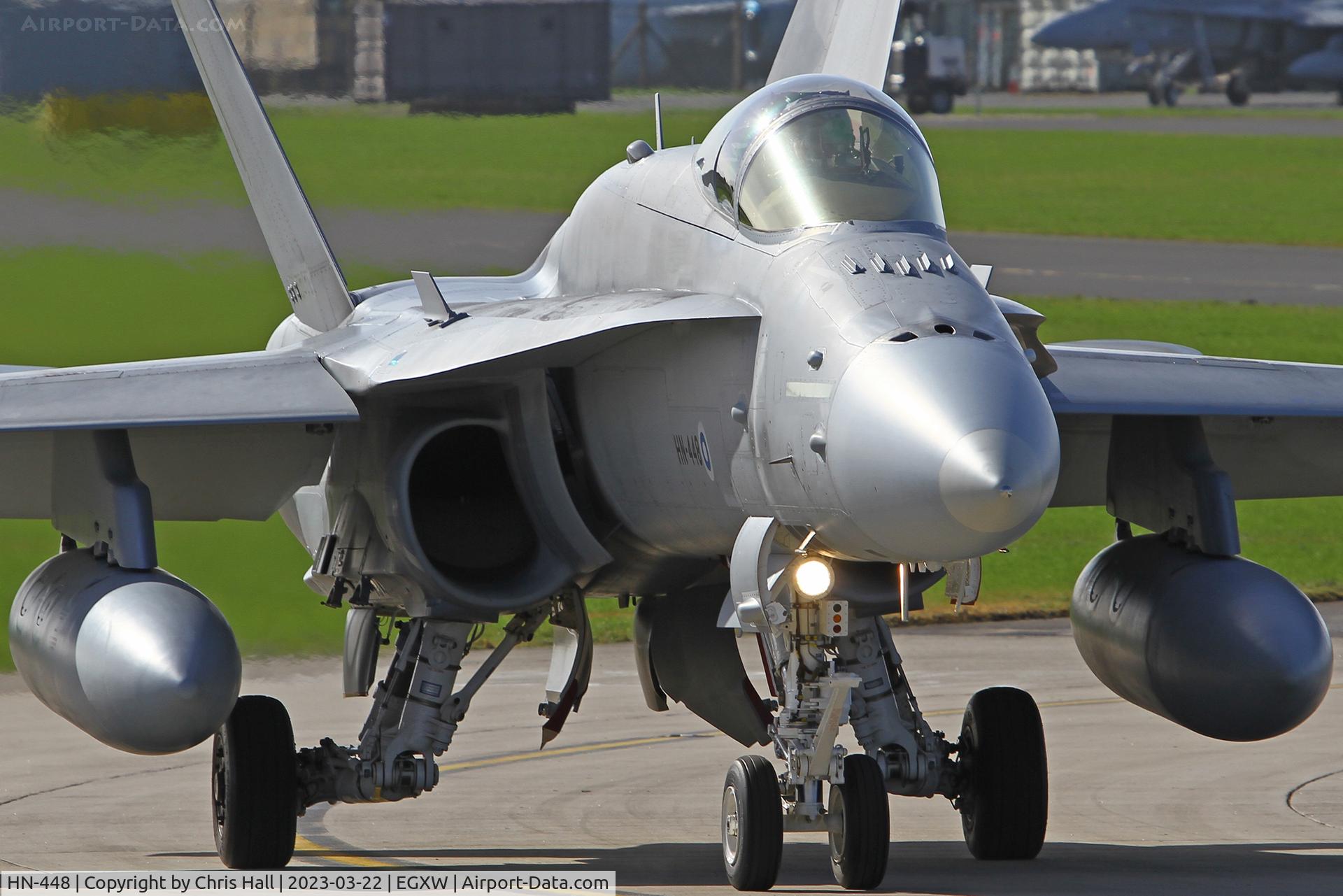HN-448, McDonnell Douglas F-18C Hornet C/N 1475/FNC048, Cobra Warrior 2023, RAF Waddington