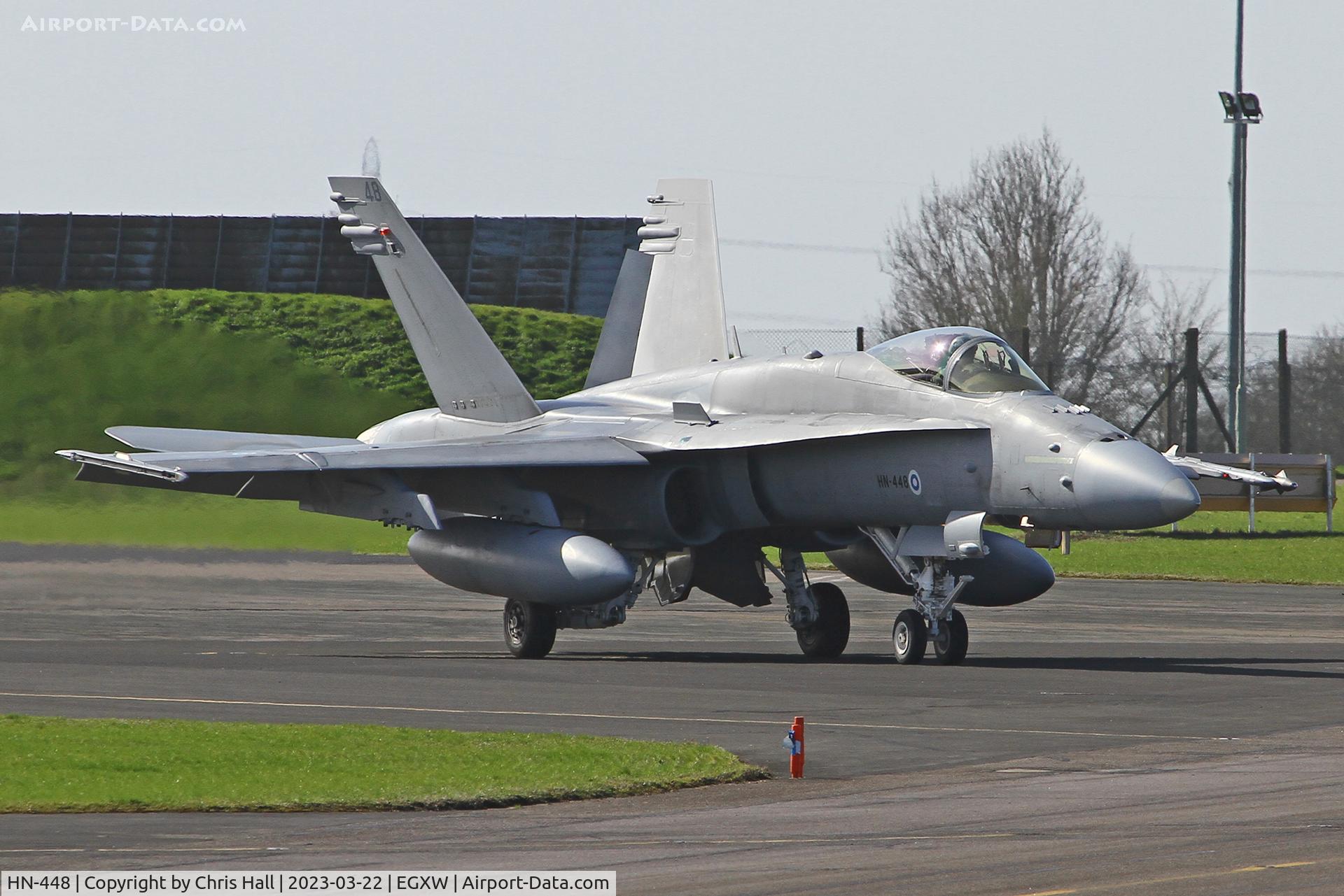 HN-448, McDonnell Douglas F-18C Hornet C/N 1475/FNC048, Cobra Warrior 2023, RAF Waddington