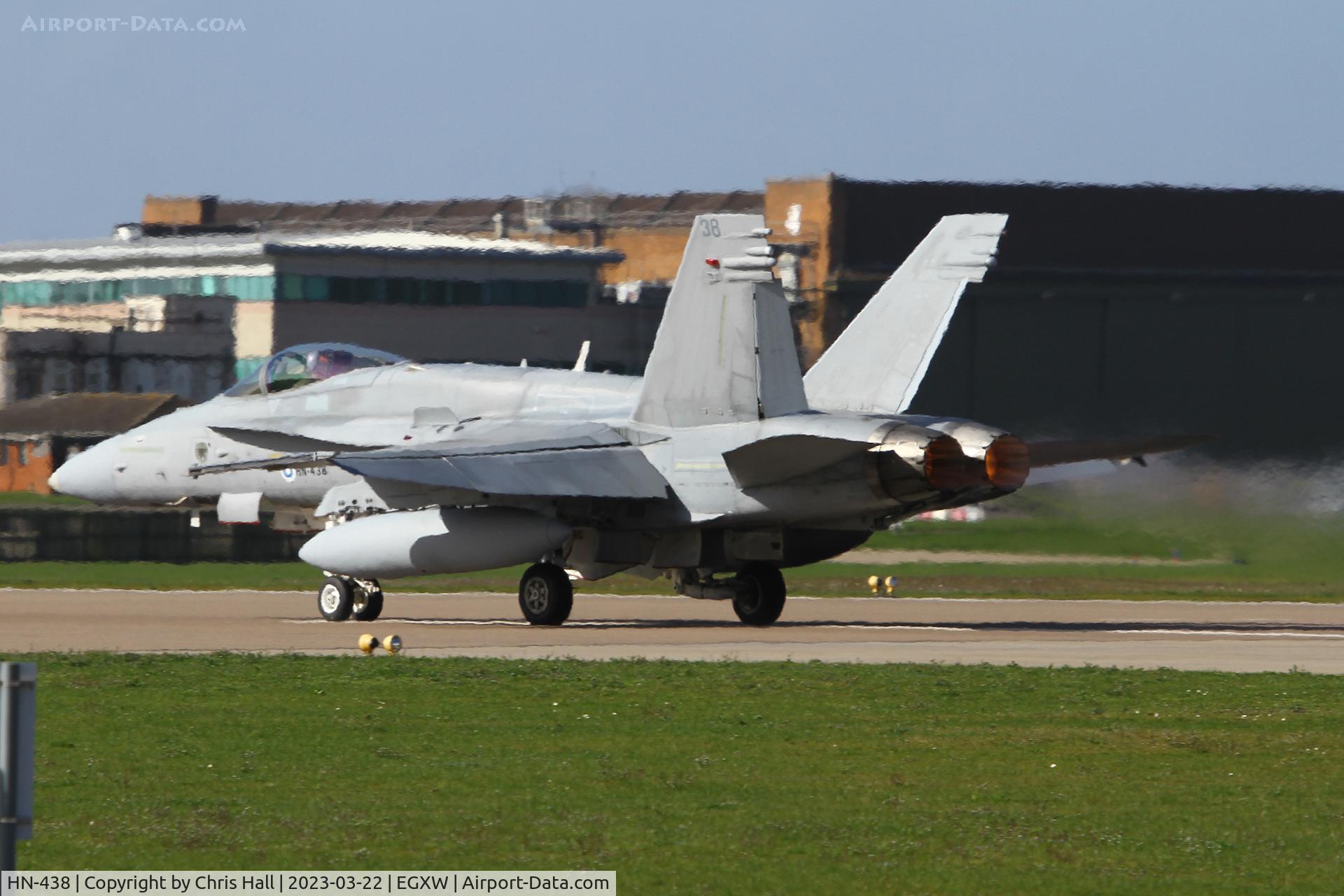 HN-438, McDonnell Douglas F-18C Hornet C/N 1449, Cobra Warrior 2023, RAF Waddington