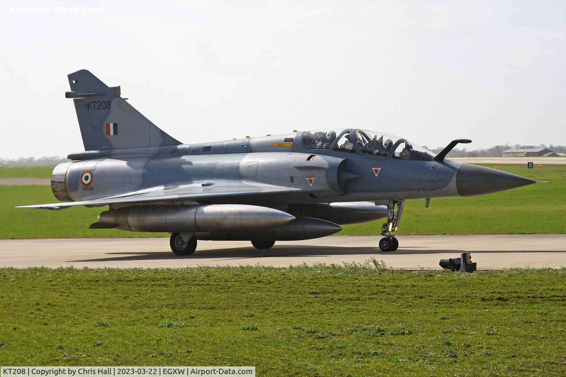 KT208, Dassault Mirage 2000TI C/N unknown KT208, Cobra Warrior 2023, RAF Waddington