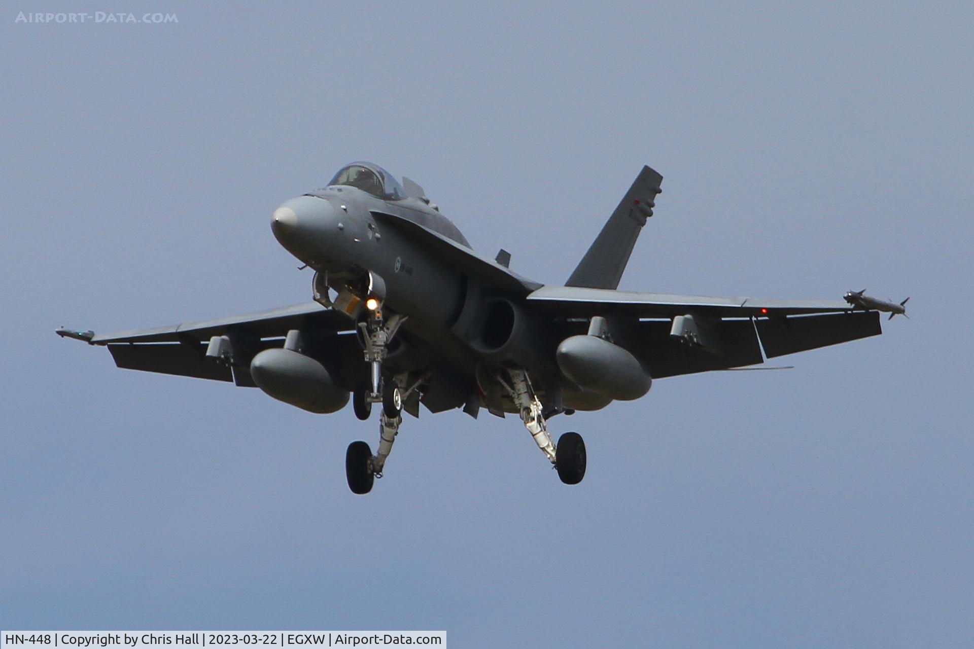 HN-448, McDonnell Douglas F-18C Hornet C/N 1475/FNC048, Cobra Warrior 2023, RAF Waddington