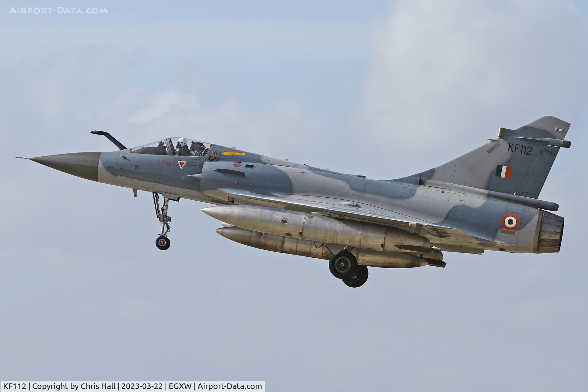 KF112, Dassault Mirage 2000TI C/N unknown KF112, Cobra Warrior 2023, RAF Waddington