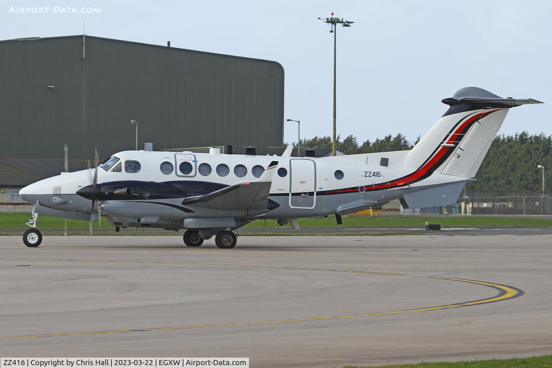ZZ416, 2007 Beechcraft Shadow R.Mk1 (350CER) Super King Air C/N FM-14, Cobra Warrior 2023, RAF Waddington