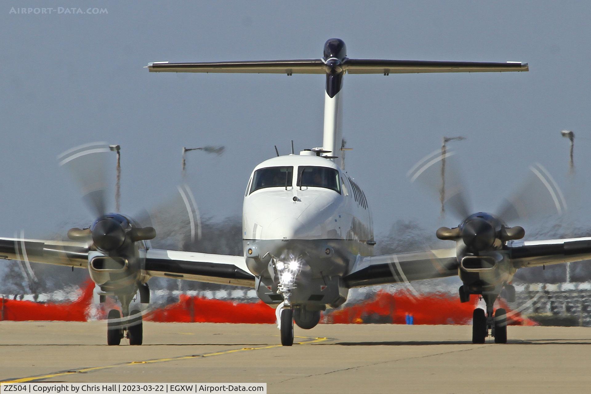 ZZ504, 2011 Hawker Beechcraft Shadow R1 (350CER) C/N FM-48, RAF Waddington