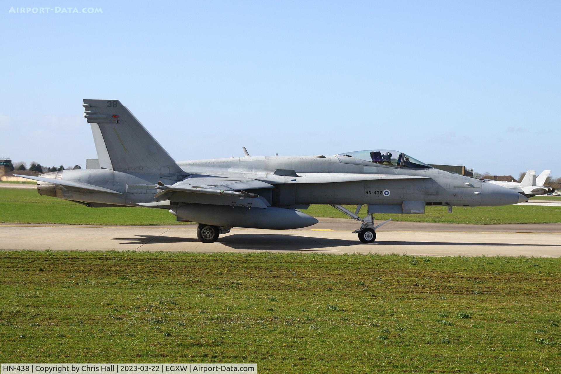 HN-438, McDonnell Douglas F-18C Hornet C/N 1449, Cobra Warrior 2023, RAF Waddington